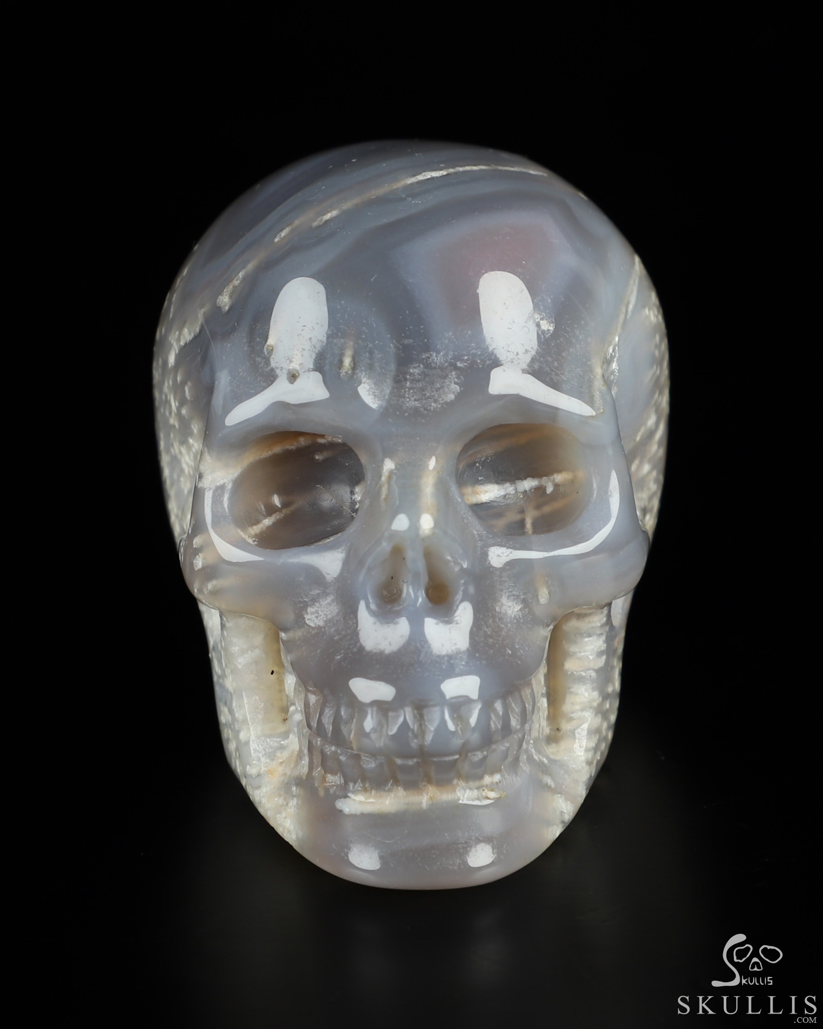 2.0" Sagenitic Agate Hand Carved Crystal Skull, Realistic, Crystal Healing 2.0" Sagenitic Agate Hand Carved Crystal Skull, Realistic, Crystal Healing