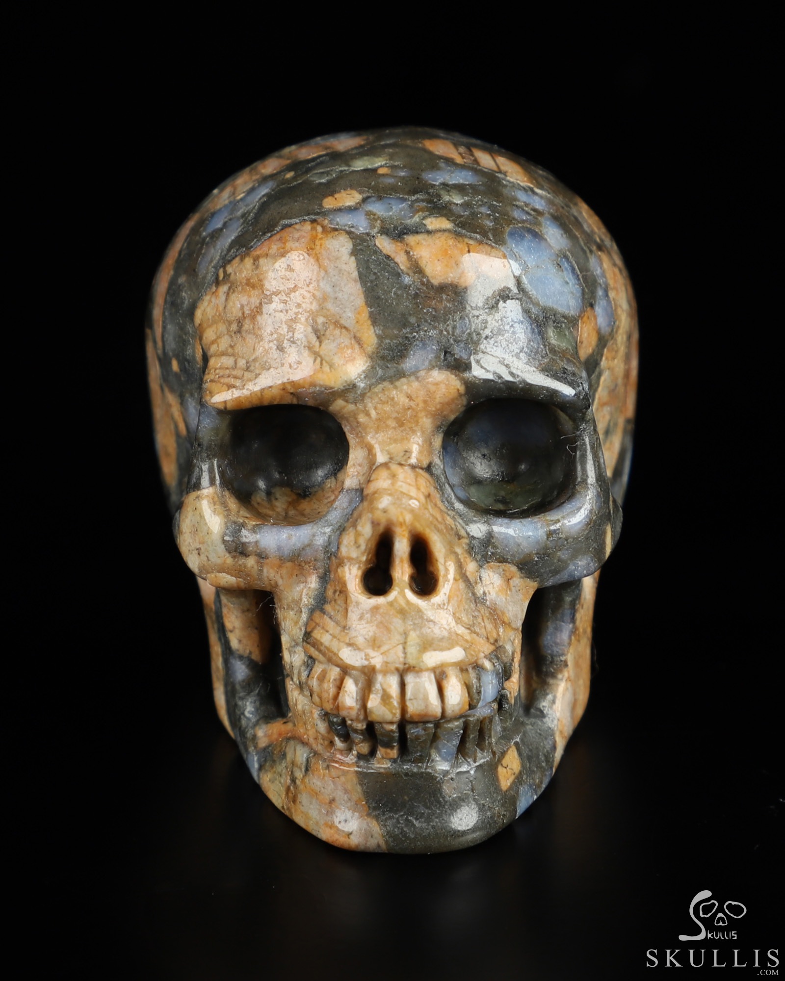 2.0" Que Sera Stone Llanite Hand Carved Crystal Skull, Realistic, Crystal Healing 2.0" Que Sera Stone Llanite Hand Carved Crystal Skull, Realistic, Crystal Healing
