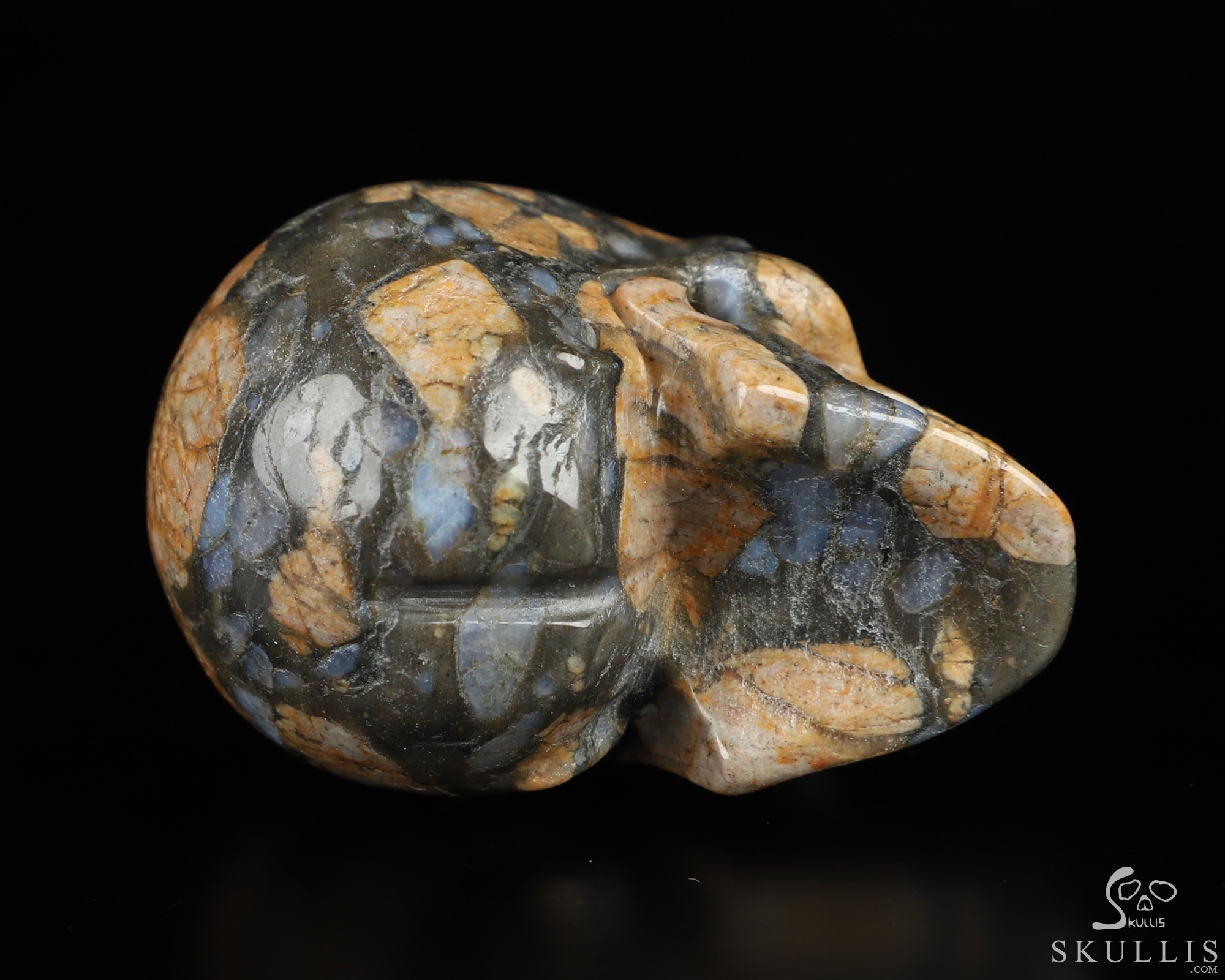 2.0" Que Sera Stone Llanite Hand Carved Crystal Skull, Realistic, Crystal Healing 2.0" Que Sera Stone Llanite Hand Carved Crystal Skull, Realistic, Crystal Healing