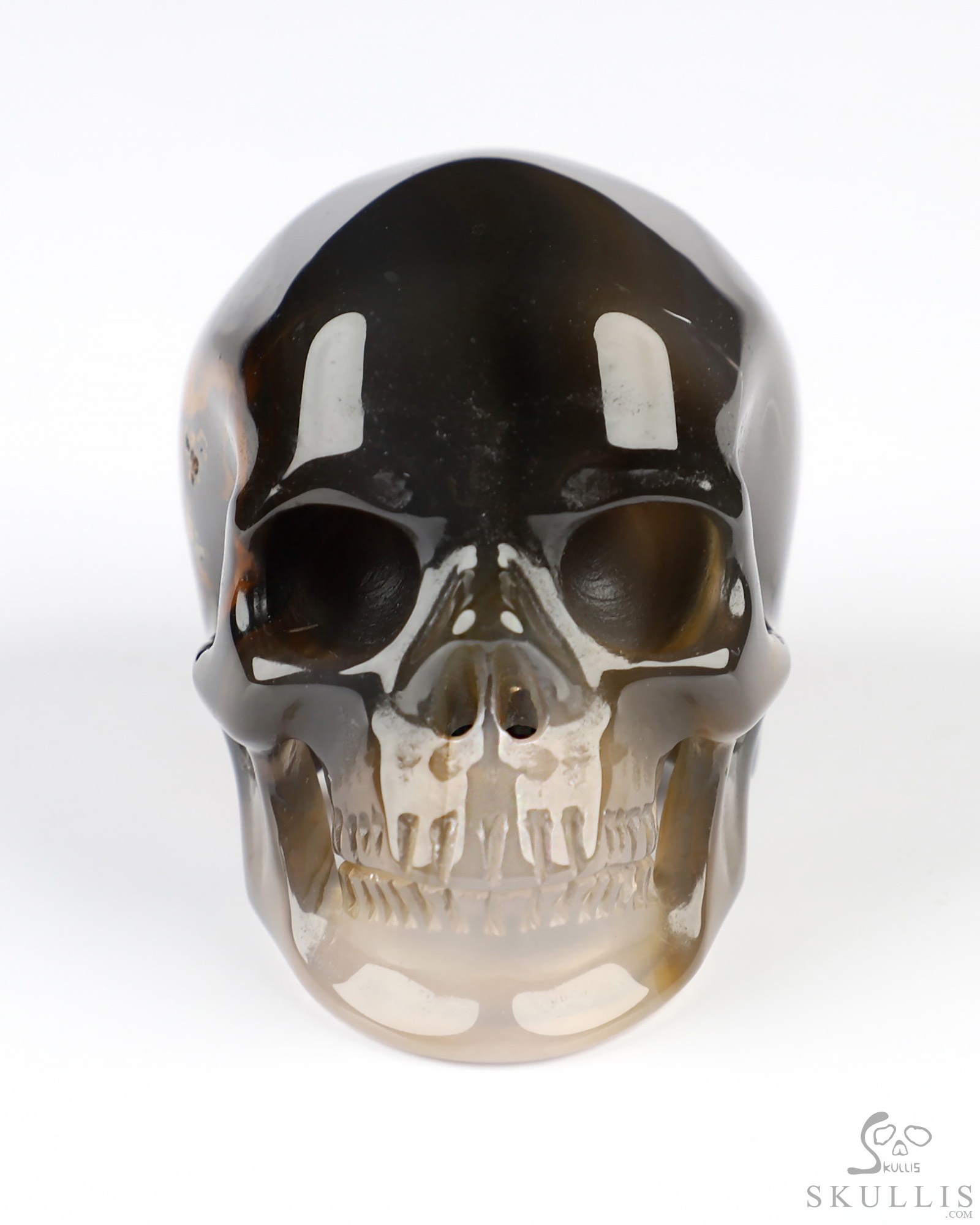 1.9" Premium Brazilian Agate Hand Carved Crystal Skull, Super Realistic, Crystal Healing 1.9" Premium Brazilian Agate Hand Carved Crystal Skull, Super Realistic, Crystal Healing