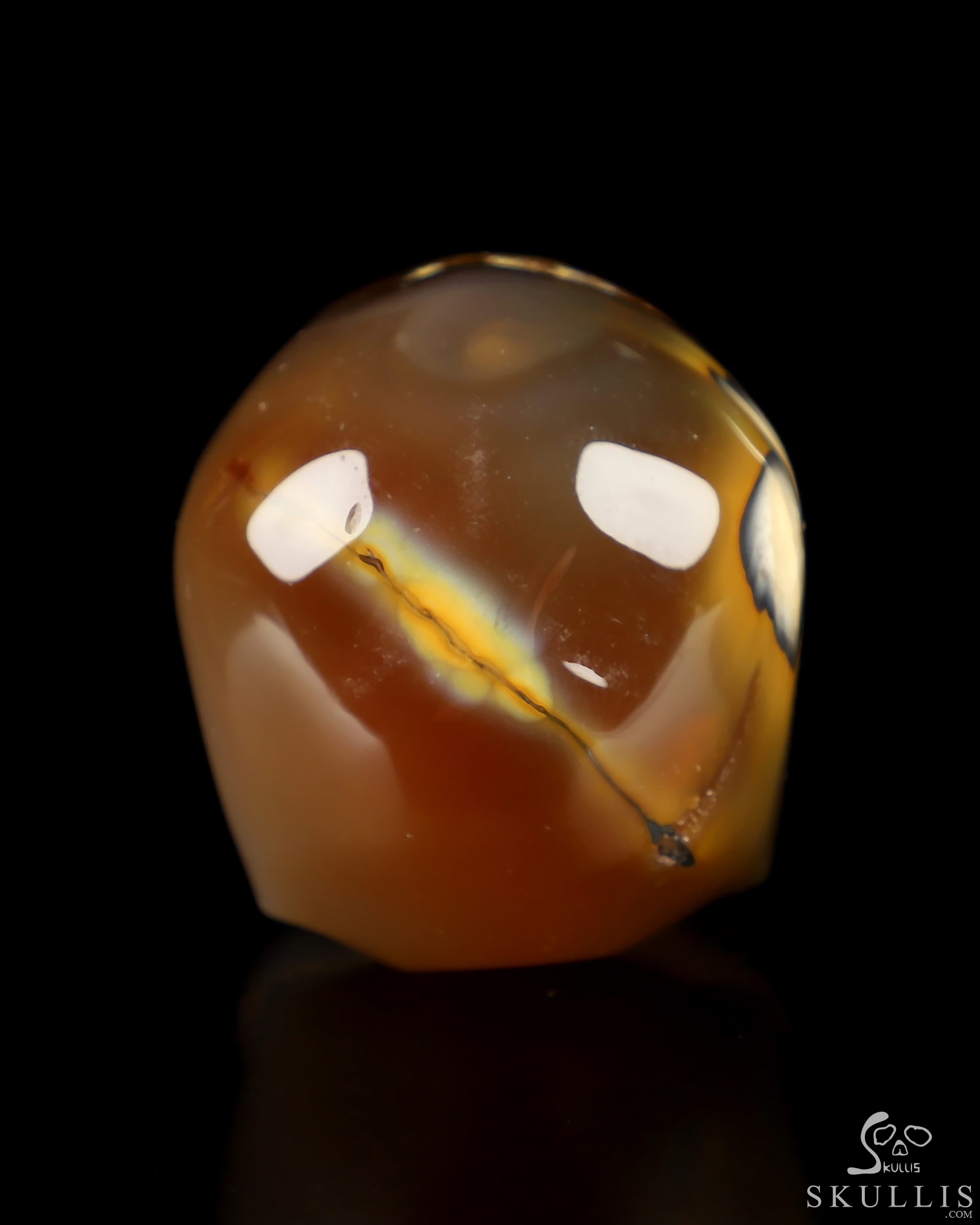 1.8" Premium Brazilian Agate Hand Carved Crystal Skull, Realistic, Crystal Healing 1.8" Premium Brazilian Agate Hand Carved Crystal Skull, Realistic, Crystal Healing