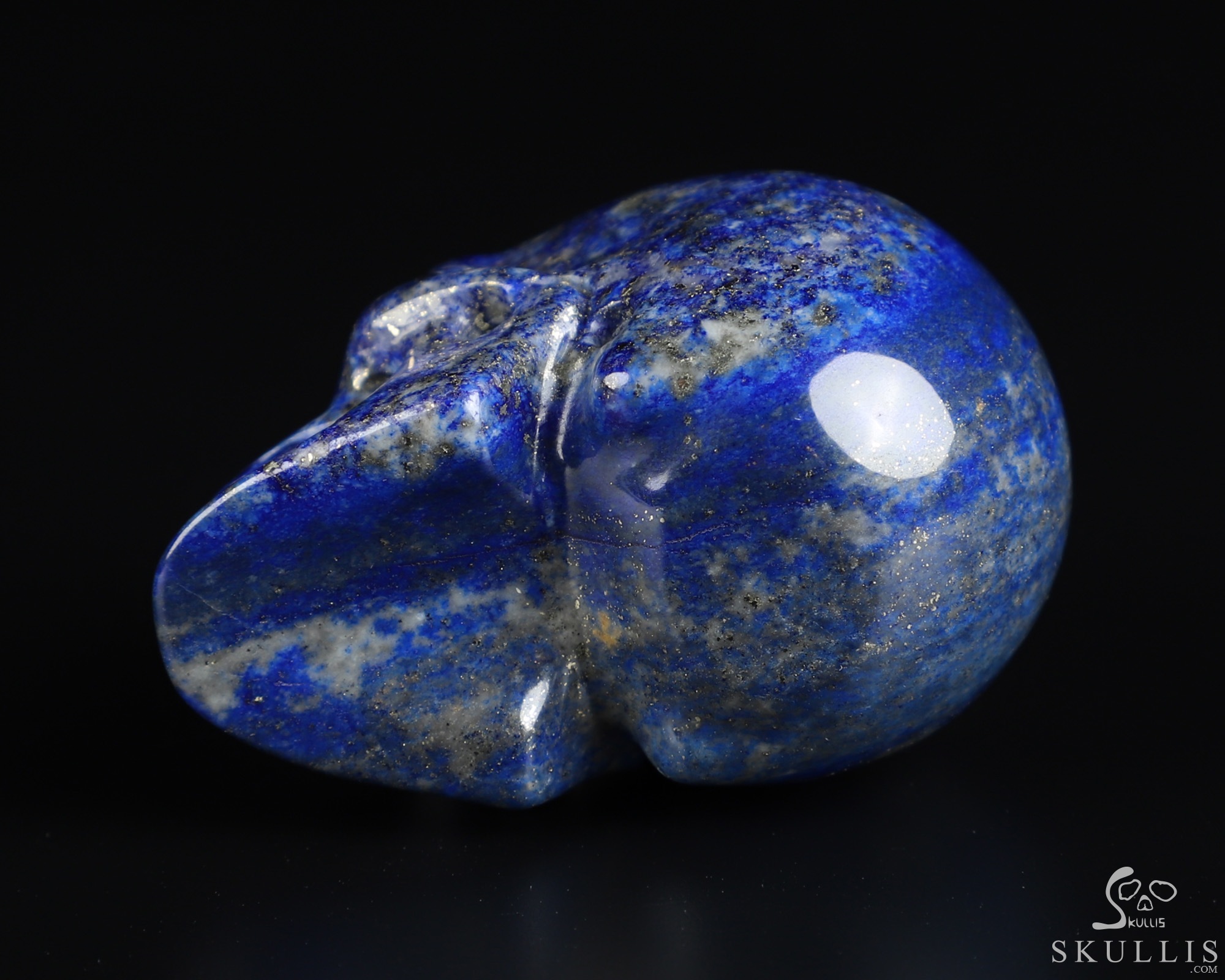 Gemstone 1.8" Lapis Lazuli Hand Carved Crystal Skull, Realistic, Crystal Healing Gemstone 1.8" Lapis Lazuli Hand Carved Crystal Skull, Realistic, Crystal Healing