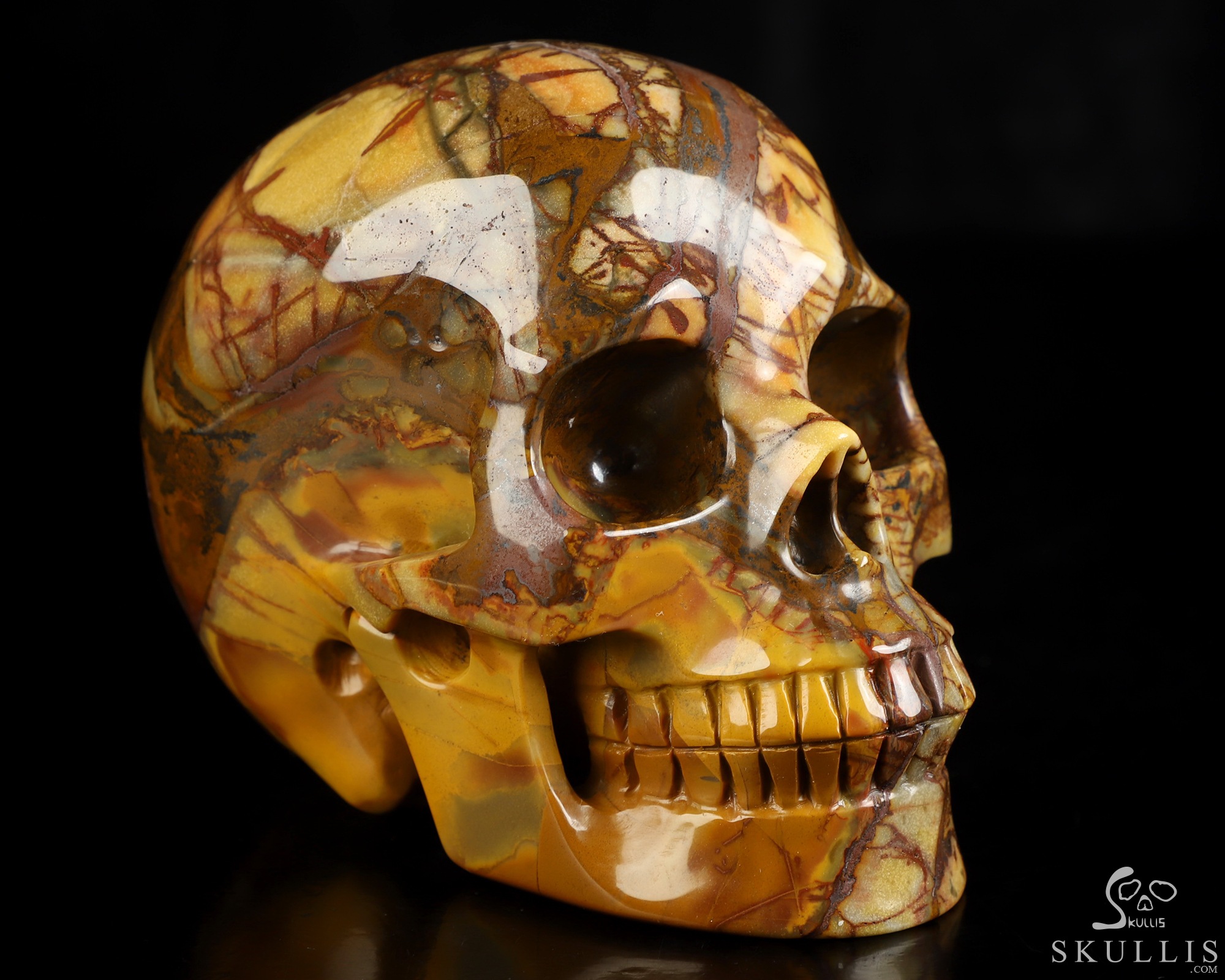 5.0" Outback Jasper Hand Carved Crystal Skull, Realistic, Crystal Healing 5.0" Outback Jasper Hand Carved Crystal Skull, Realistic, Crystal Healing