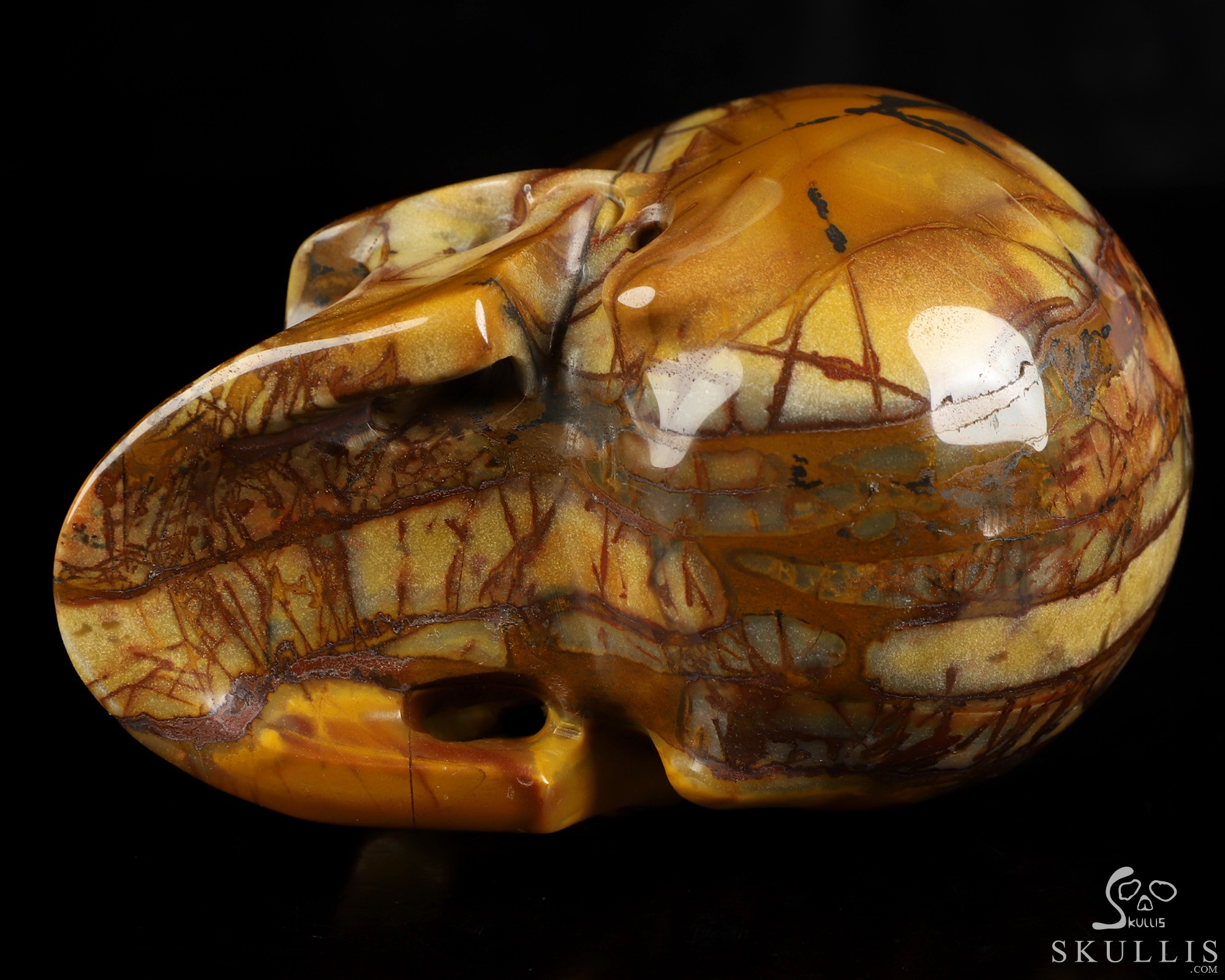 5.0" Outback Jasper Hand Carved Crystal Skull, Realistic, Crystal Healing 5.0" Outback Jasper Hand Carved Crystal Skull, Realistic, Crystal Healing