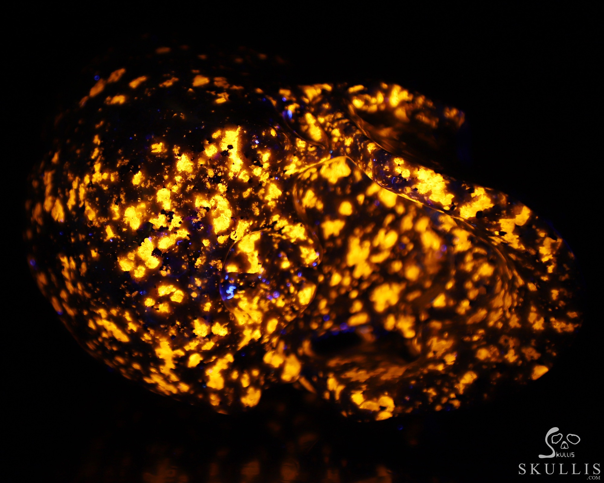 Lifesized 5.9" Yooperlites Hand Carved Crystal Skull, Super Realistic, Crystal Healing Lifesized 5.9" Yooperlites Hand Carved Crystal Skull, Super Realistic, Crystal Healing