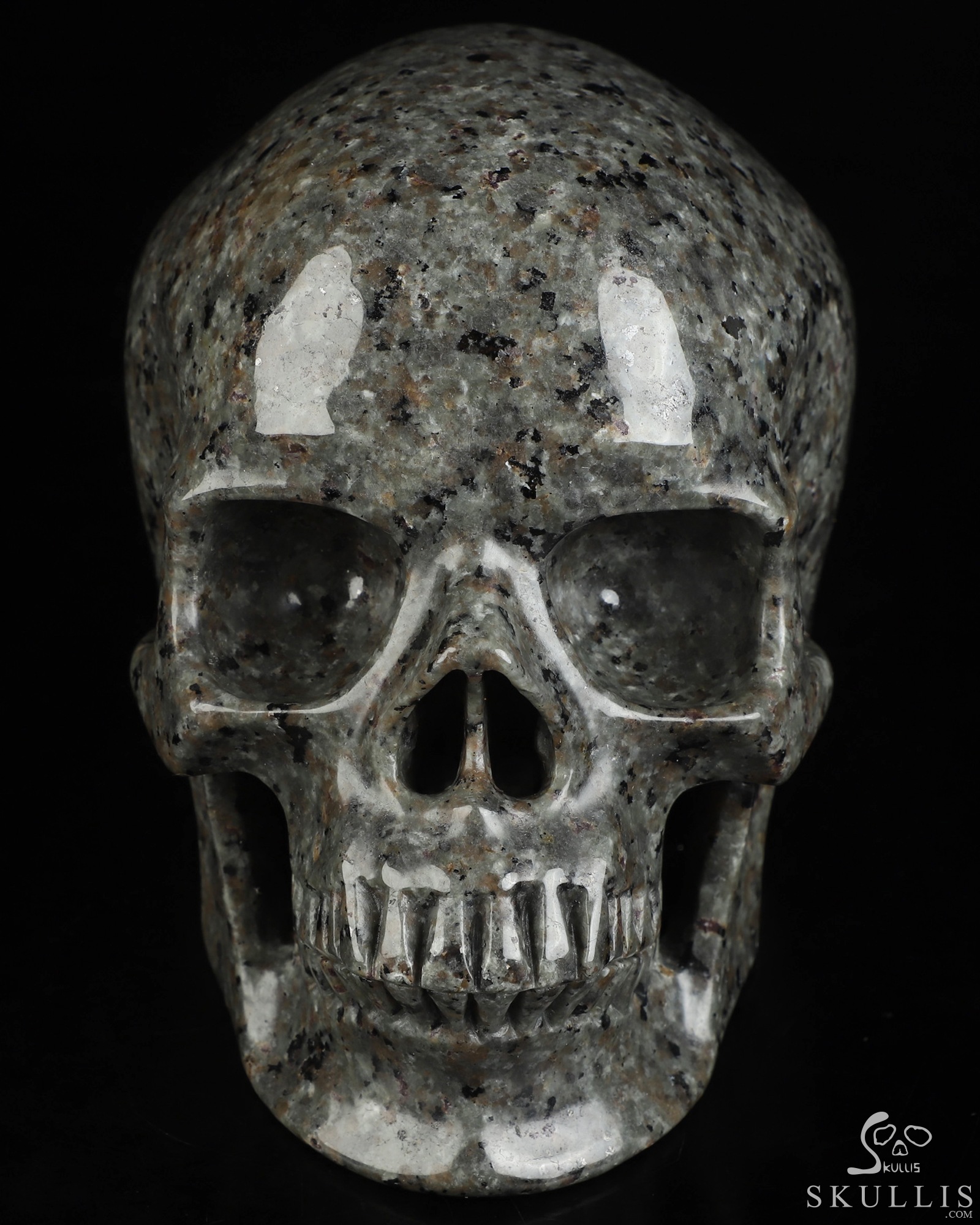 Lifesized 5.9" Yooperlites Hand Carved Crystal Skull, Super Realistic, Crystal Healing Lifesized 5.9" Yooperlites Hand Carved Crystal Skull, Super Realistic, Crystal Healing