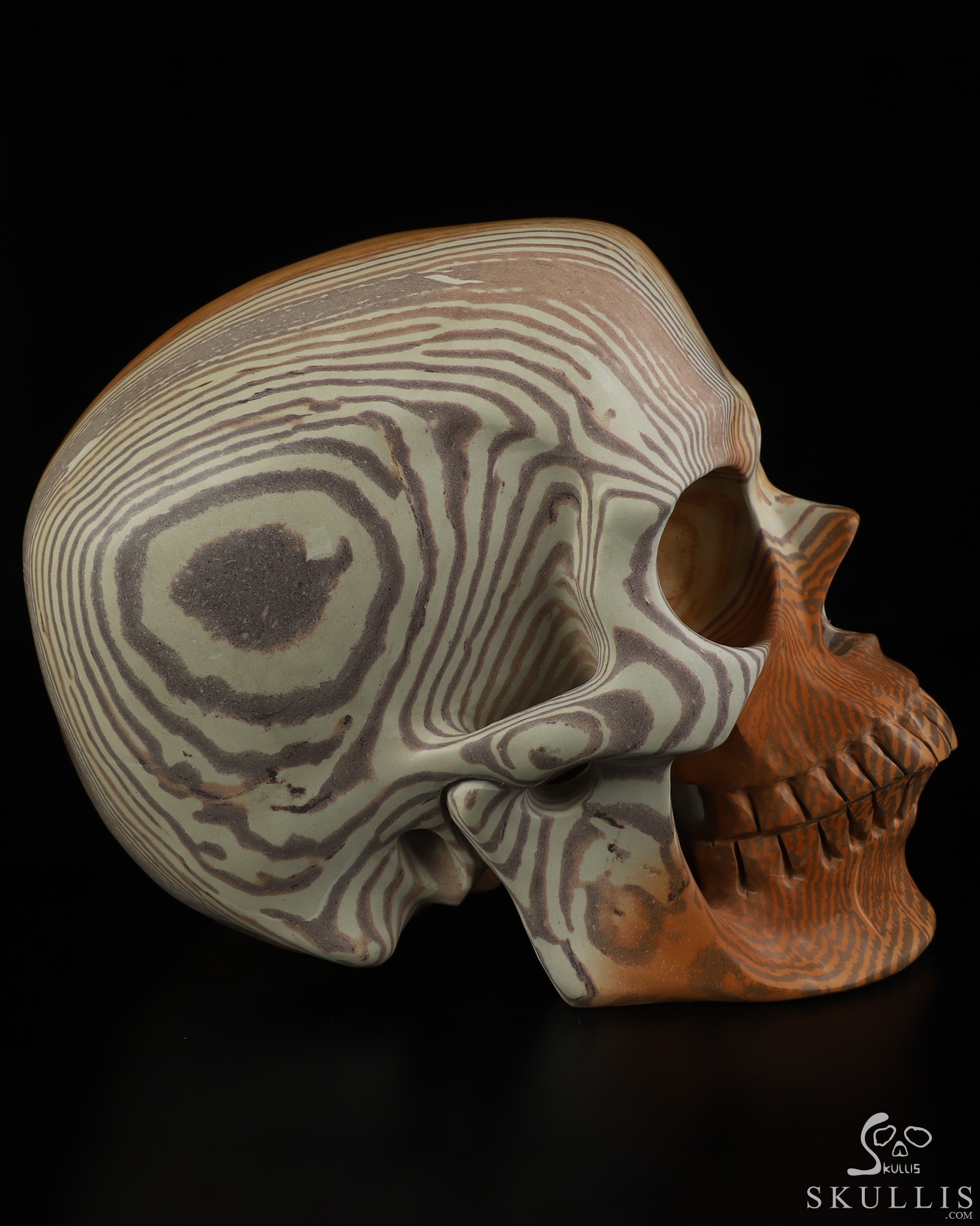 Lifesized 8.0" Australian Print Stone Hand Carved Crystal Skull, Super Realistic, Crystal Healing Lifesized 8.0" Australian Print Stone Hand Carved Crystal Skull, Super Realistic, Crystal Healing