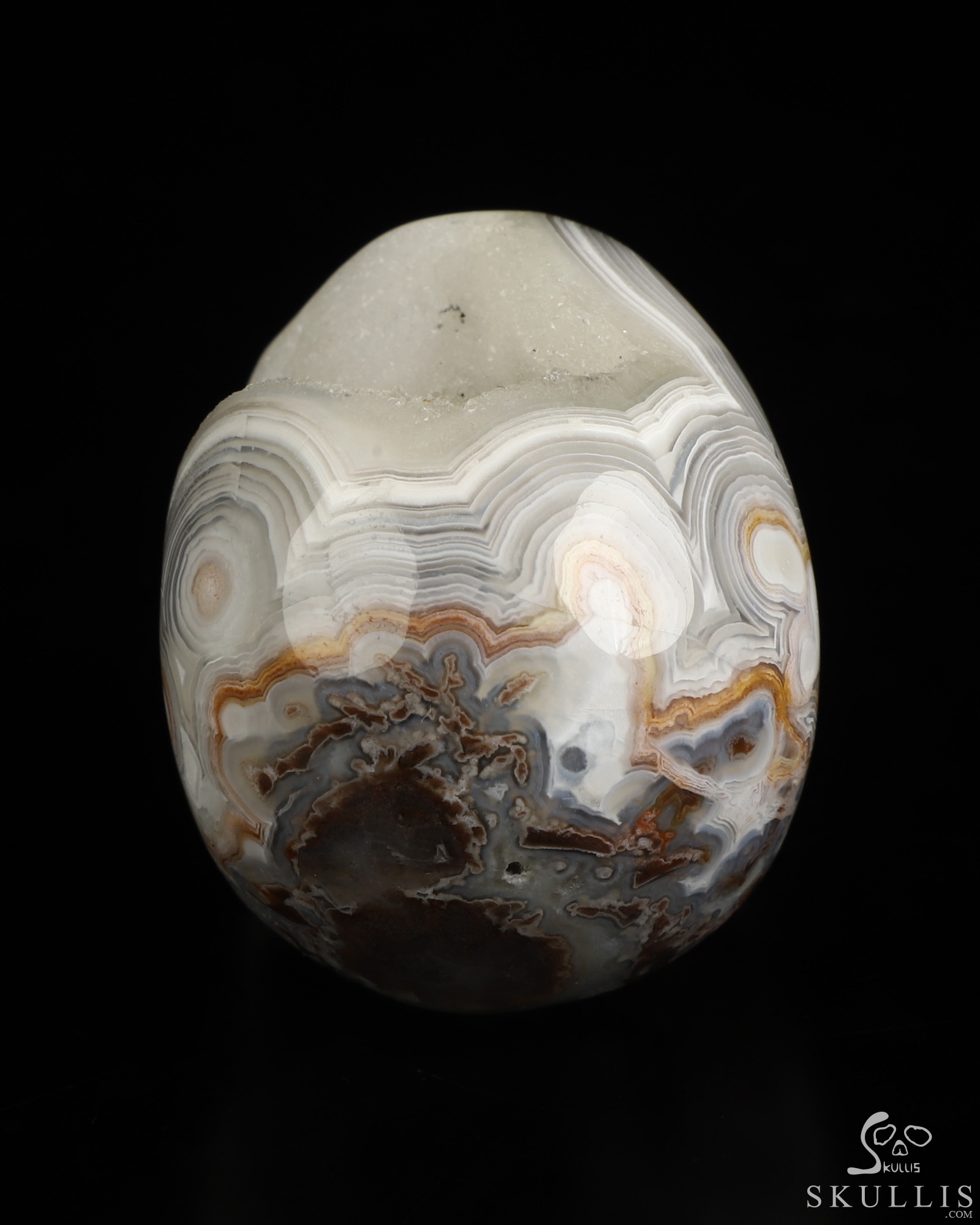 Gemstone 2.1" Red Crazy Lace Agate Hand Carved Crystal Skull, Realistic, Crystal Healing Gemstone 2.1" Red Crazy Lace Agate Hand Carved Crystal Skull, Realistic, Crystal Healing