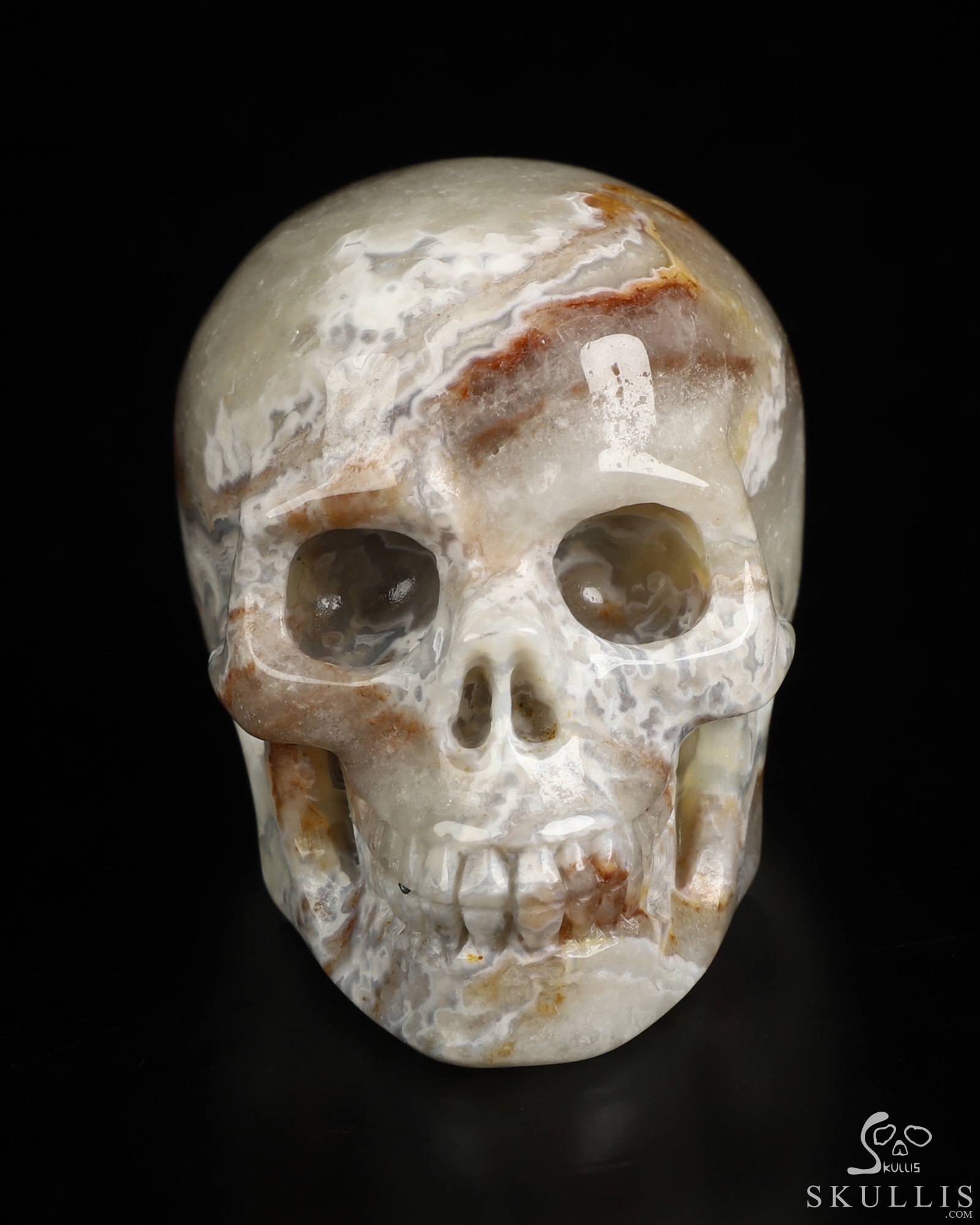 2.1" Red Crazy Lace Agate Hand Carved Crystal Skull, Realistic, Crystal Healing 2.1" Red Crazy Lace Agate Hand Carved Crystal Skull, Realistic, Crystal Healing