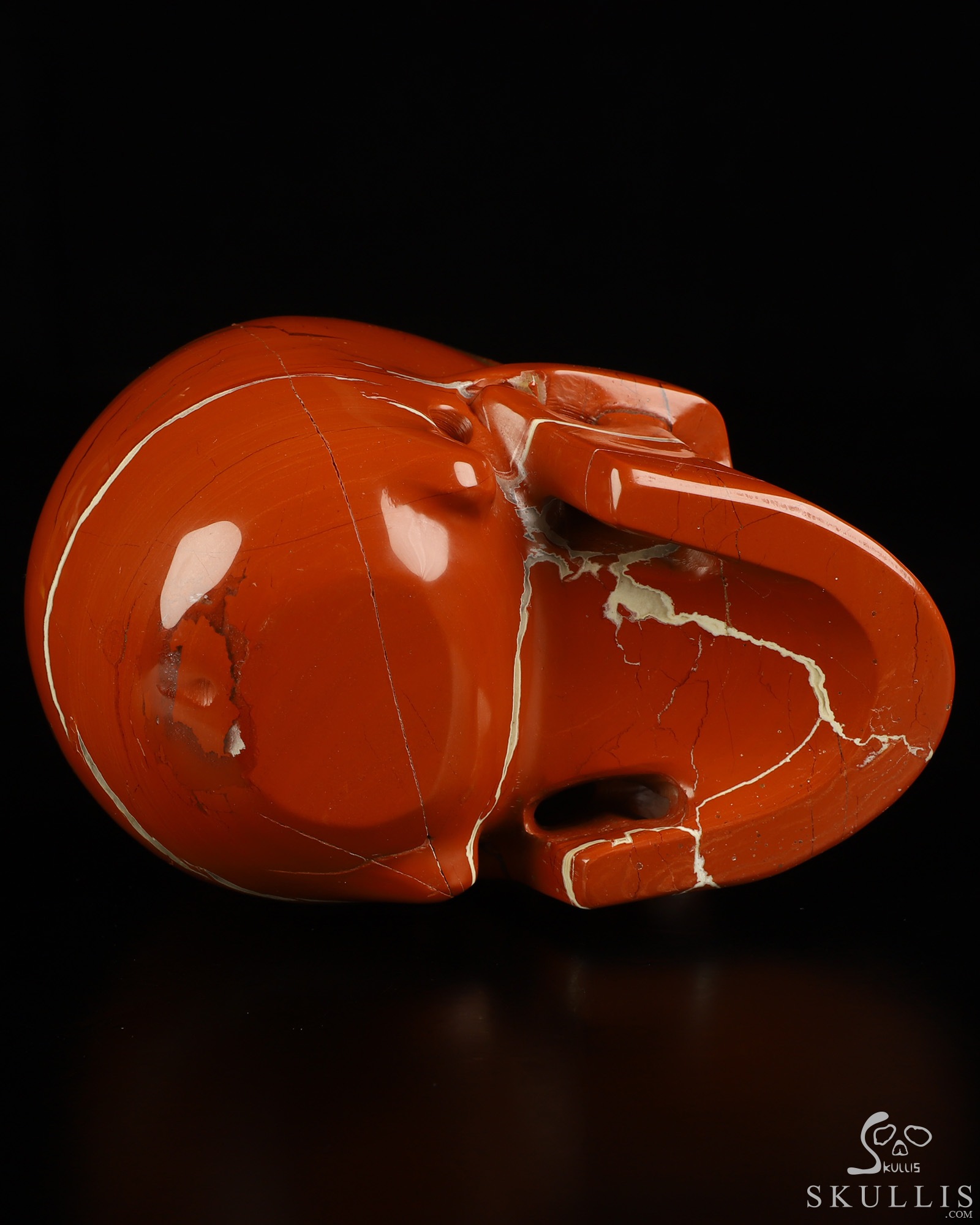 5.0" Red Jasper Hand Carved Crystal Skull, Realistic, Crystal Healing 5.0" Red Jasper Hand Carved Crystal Skull, Realistic, Crystal Healing