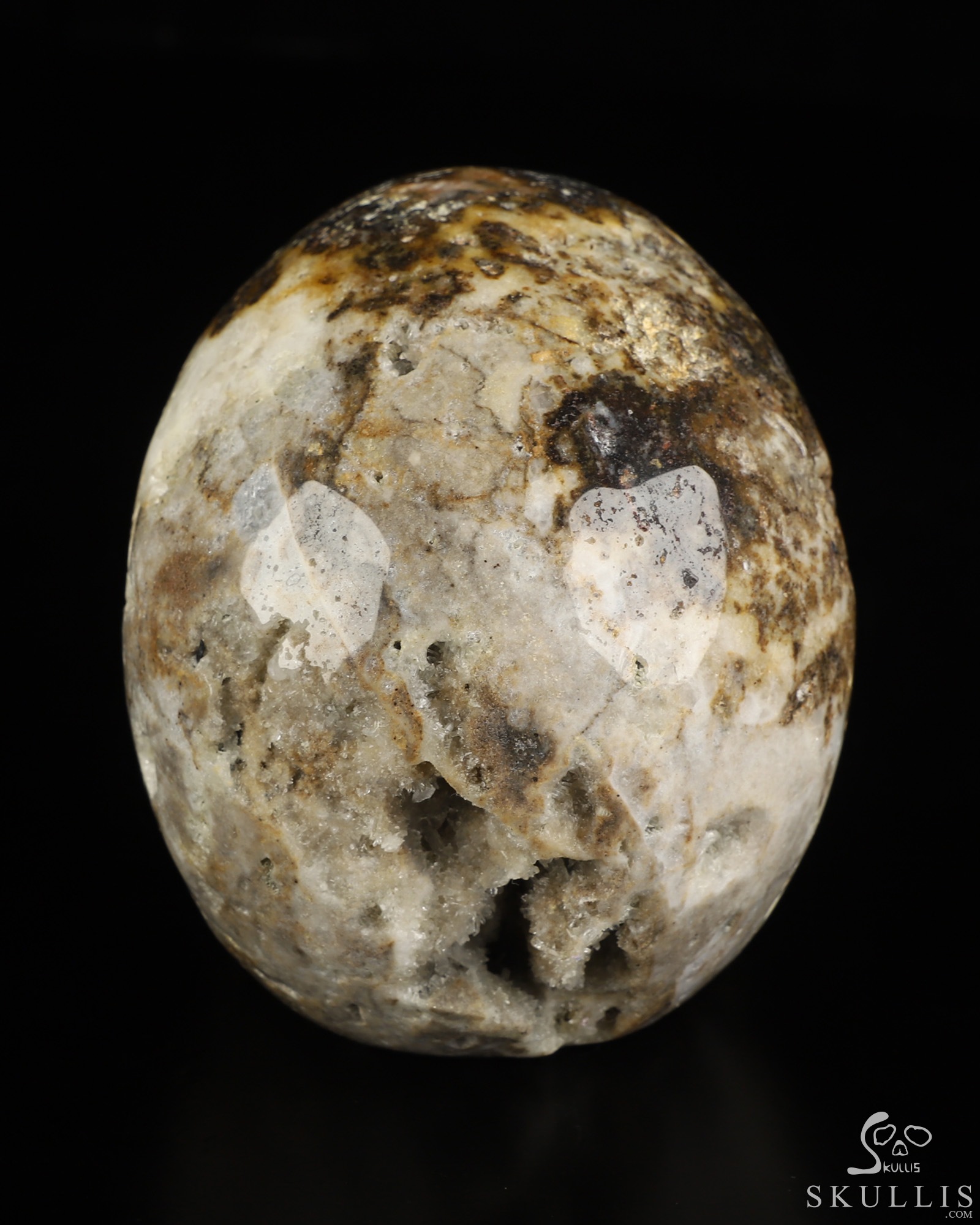 5.0" Sphalerite Hand Carved Crystal Skull, Realistic, Crystal Healing 5.0" Sphalerite Hand Carved Crystal Skull, Realistic, Crystal Healing