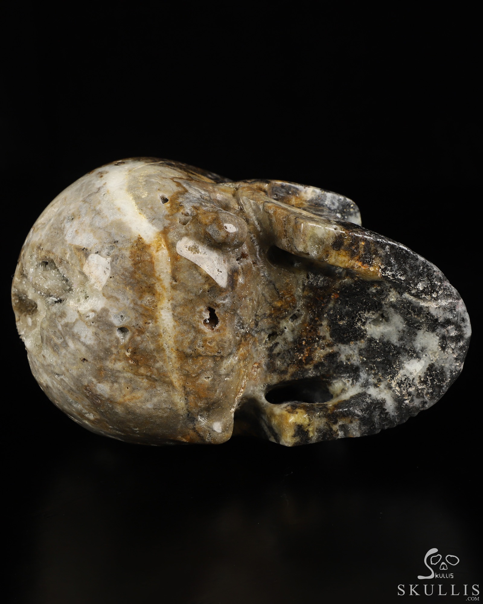 5.0" Sphalerite Hand Carved Crystal Skull, Realistic, Crystal Healing 5.0" Sphalerite Hand Carved Crystal Skull, Realistic, Crystal Healing