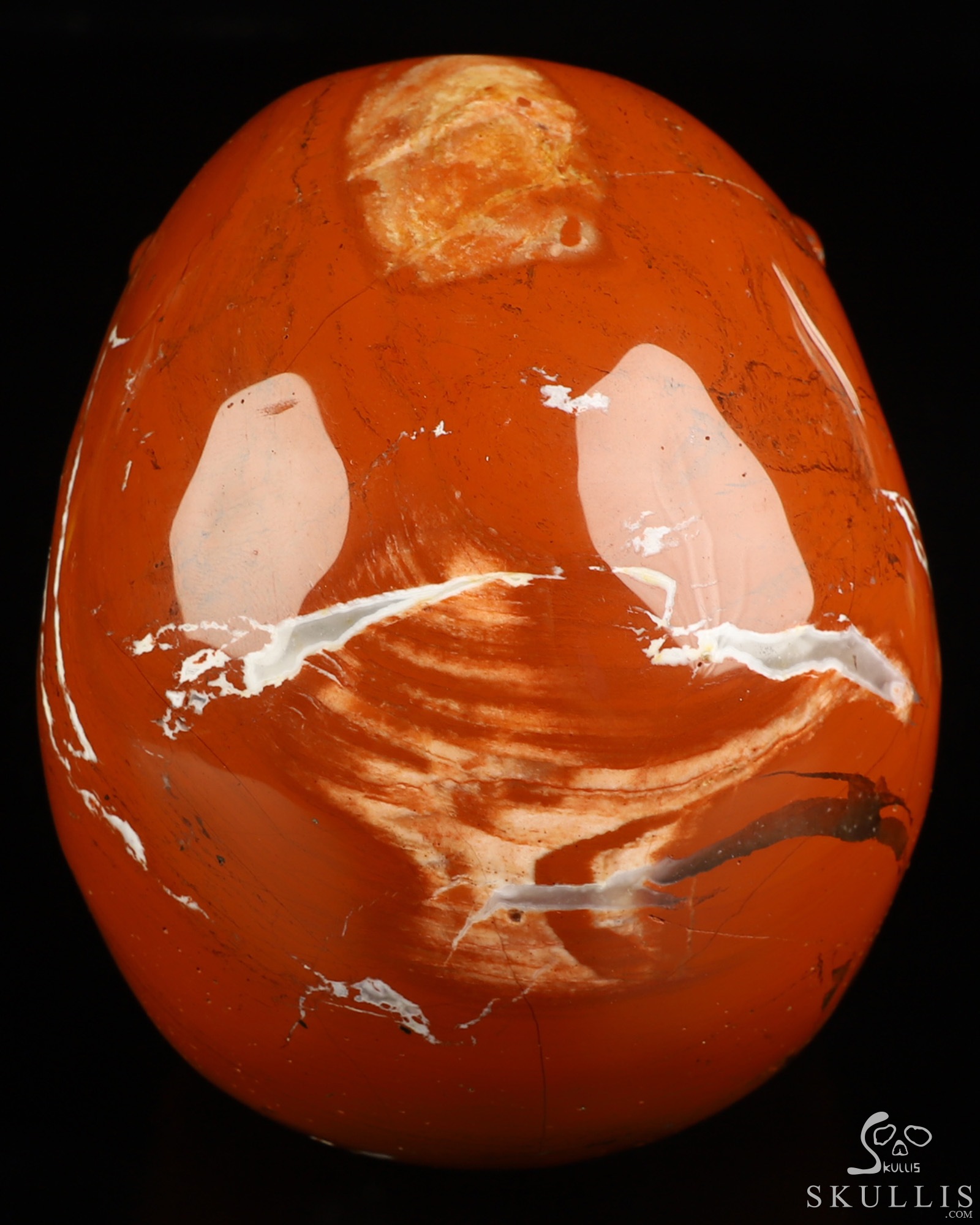 5.2" Red Jasper Hand Carved Laughing Crystal Skull Sculpture, Crystal Healing 5.2" Red Jasper Hand Carved Laughing Crystal Skull Sculpture, Crystal Healing