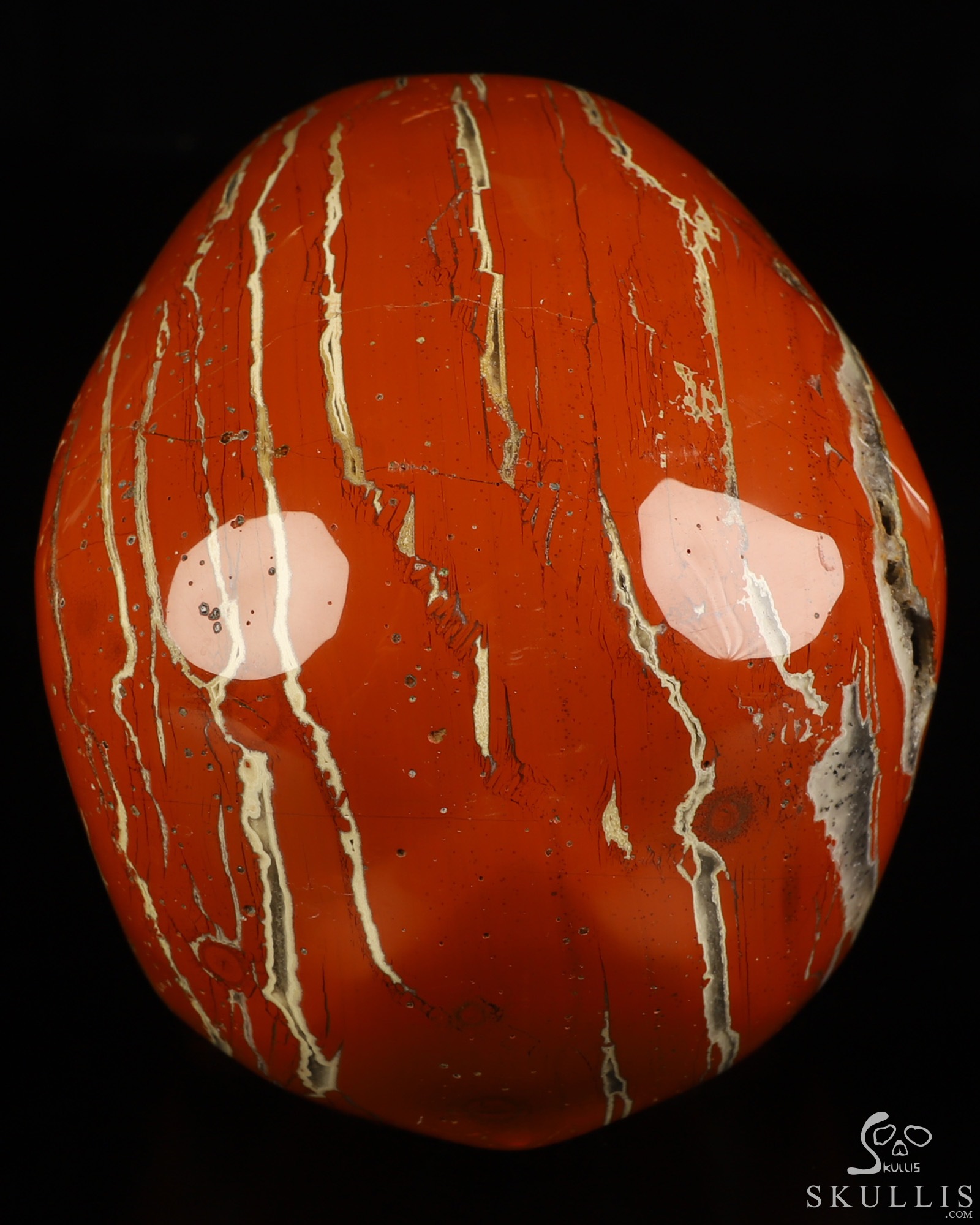 6.1" Red Jasper Hand Carved Vampire Crystal Skull Fine Art Sculpture, Crystal Healing 6.1" Red Jasper Hand Carved Vampire Crystal Skull Fine Art Sculpture, Crystal Healing