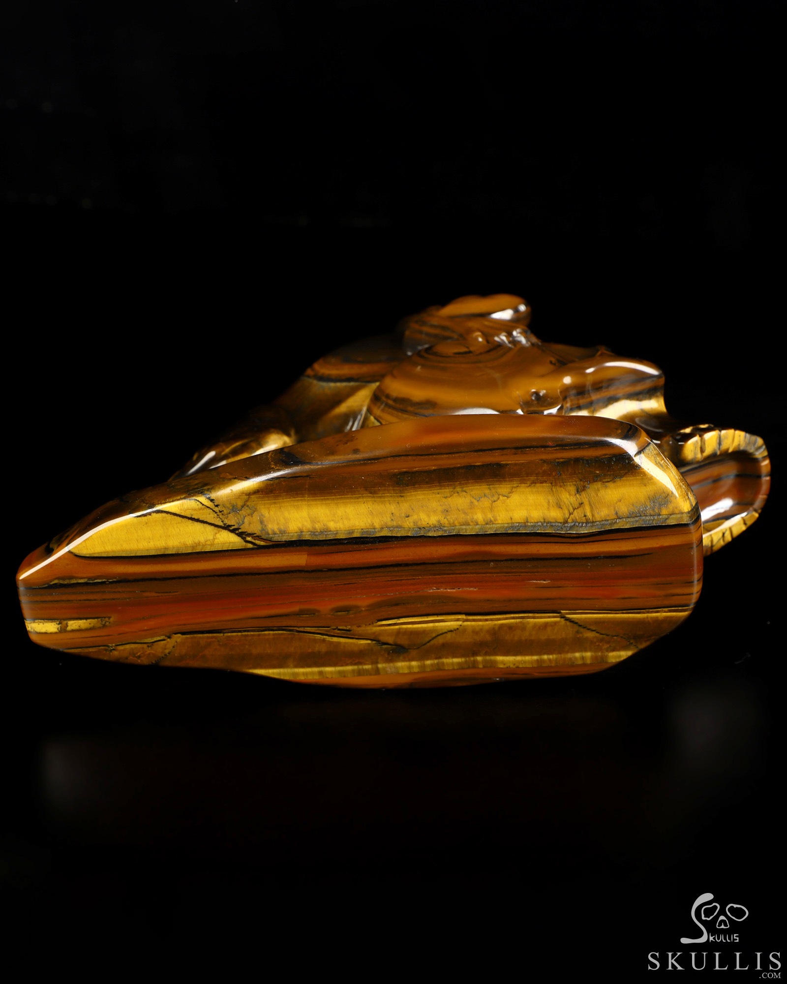 7.9" Tiger Iron Eye Hand Carved Crystal Skull and Leopard Fine Art Sculpture, Crystal Healing 7.9" Tiger Iron Eye Hand Carved Crystal Skull and Leopard Fine Art Sculpture, Crystal Healing