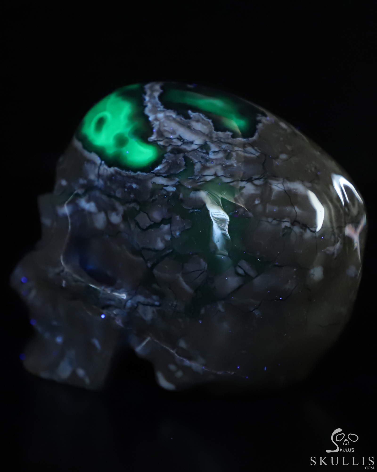 5.1" Volcano Agate Hand Carved Crystal Skull, Super Realistic, Crystal Healing 5.1" Volcano Agate Hand Carved Crystal Skull, Super Realistic, Crystal Healing