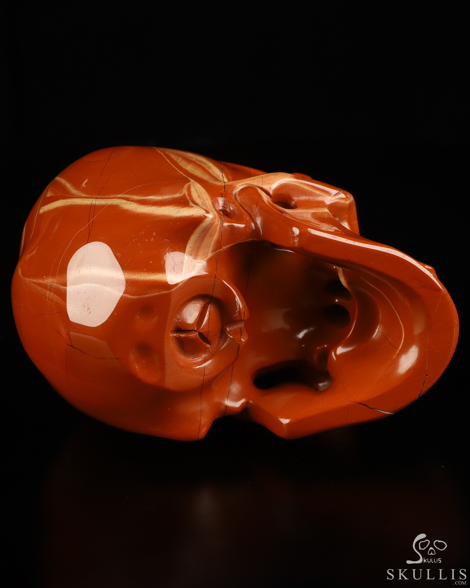 5.1" Red Jasper Hand Carved Crystal Skull, Super Realistic, Crystal Healing 5.1" Red Jasper Hand Carved Crystal Skull, Super Realistic, Crystal Healing