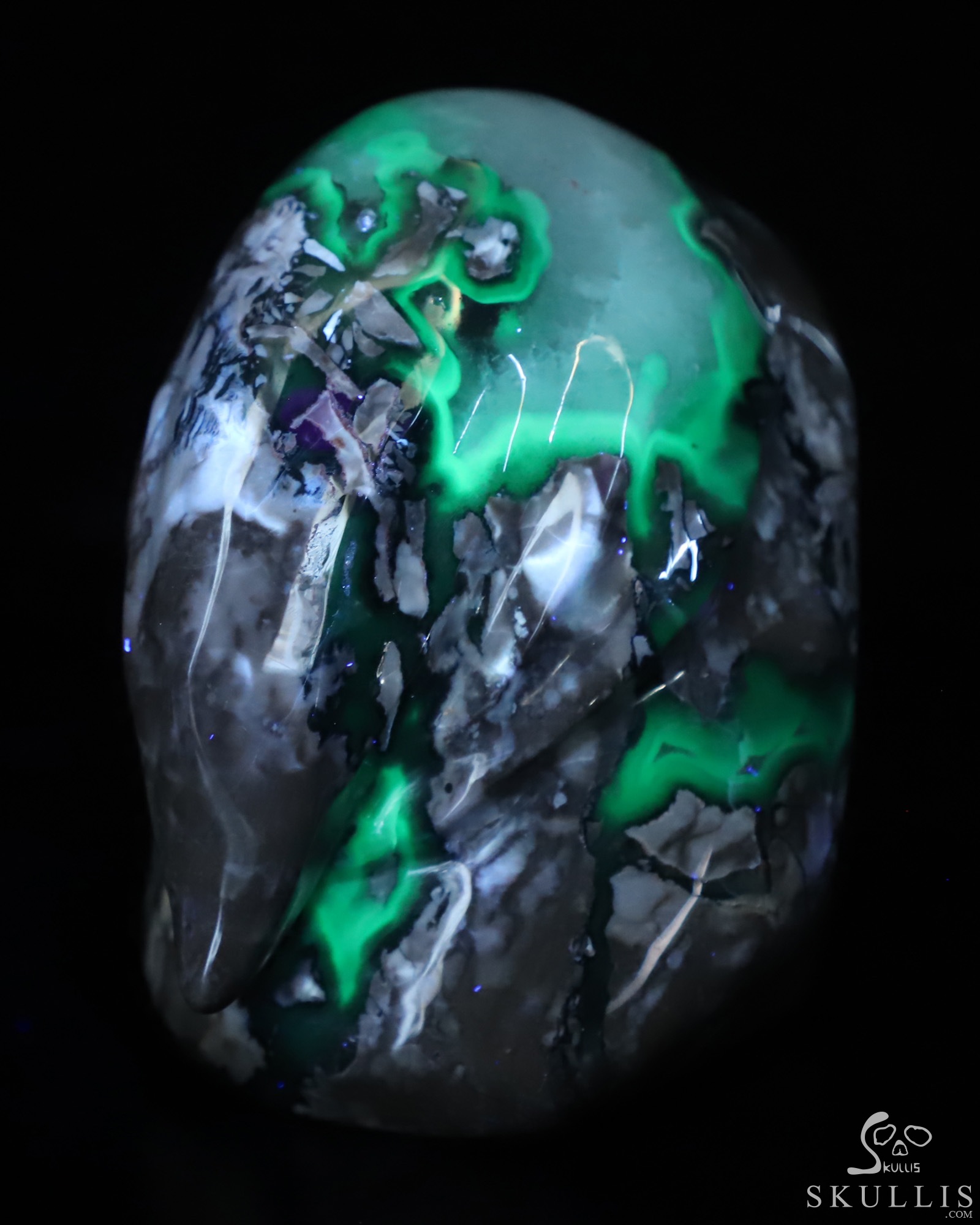 5.6" Volcano Agate Hand Carved Death Crystal Skull Sculpture, Crystal Healing 5.6" Volcano Agate Hand Carved Death Crystal Skull Sculpture, Crystal Healing