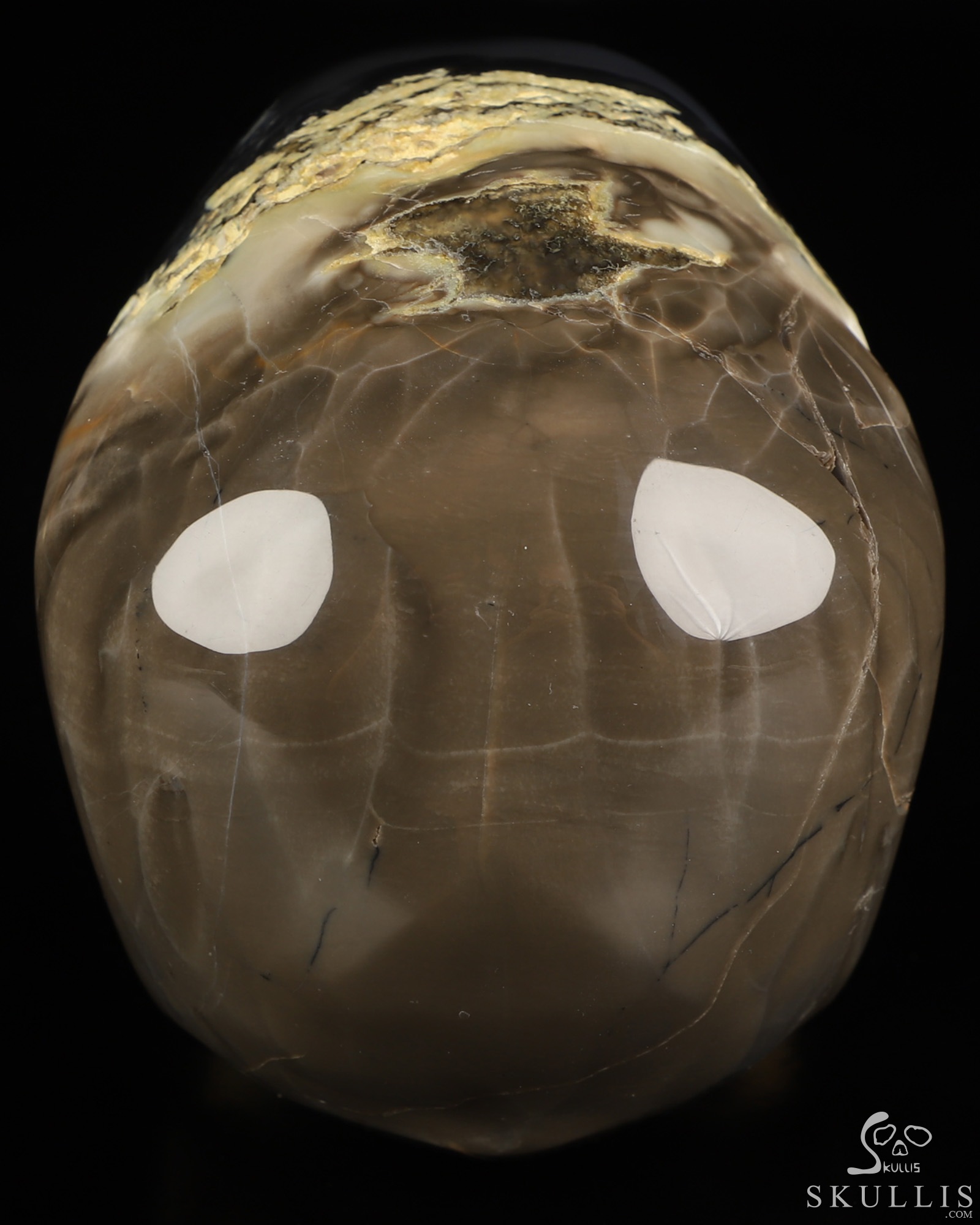5.0" Volcano Agate Hand Carved Crystal Skull, Super Realistic, Crystal Healing 5.0" Volcano Agate Hand Carved Crystal Skull, Super Realistic, Crystal Healing