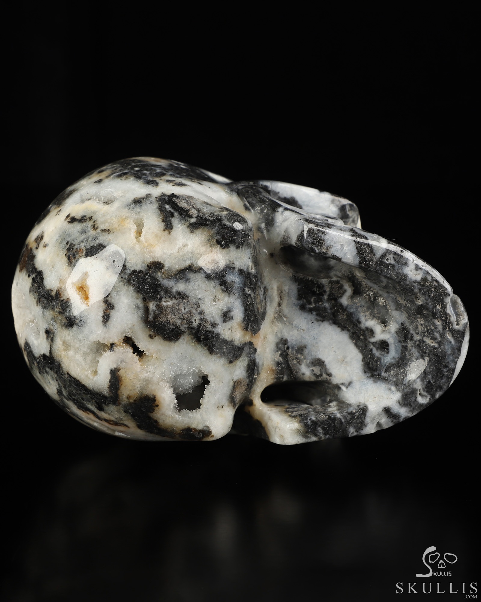 5.0" Sphalerite Hand Carved Crystal Skull, Realistic, Crystal Healing 5.0" Sphalerite Hand Carved Crystal Skull, Realistic, Crystal Healing