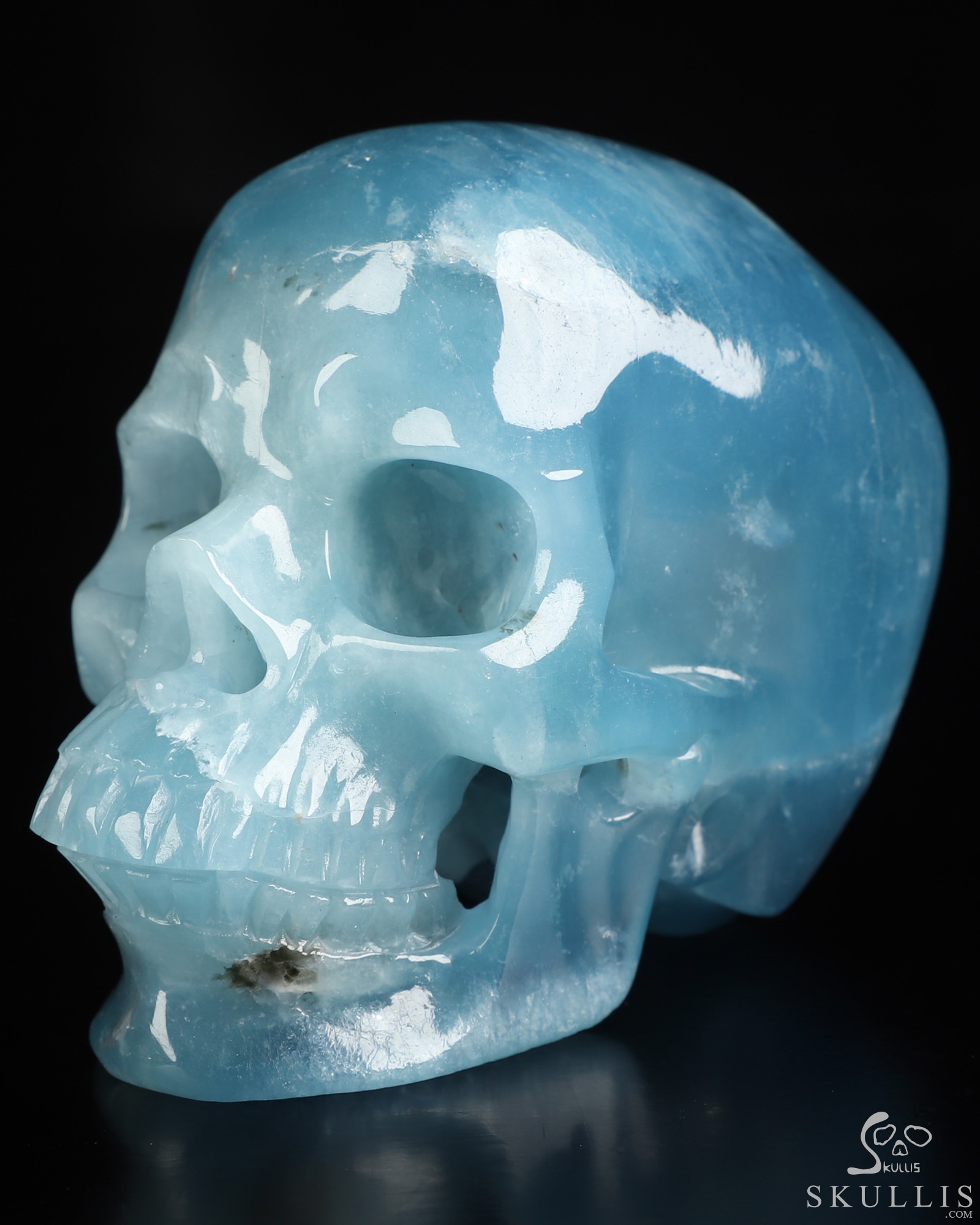 Oct 27, 2026 ACSAD (A Crystal Skull a Day) - The Shape of Silence - Gemstone 3.7" Aquamarine Hand Carved Crystal Skull, Super Realistic, Crystal Healing Oct 27, 2026 ACSAD (A Crystal Skull a Day) - The Shape of Silence - Gemstone 3.7" Aquamarine Hand Carved Crystal Skull, Super Realistic, Crystal Healing