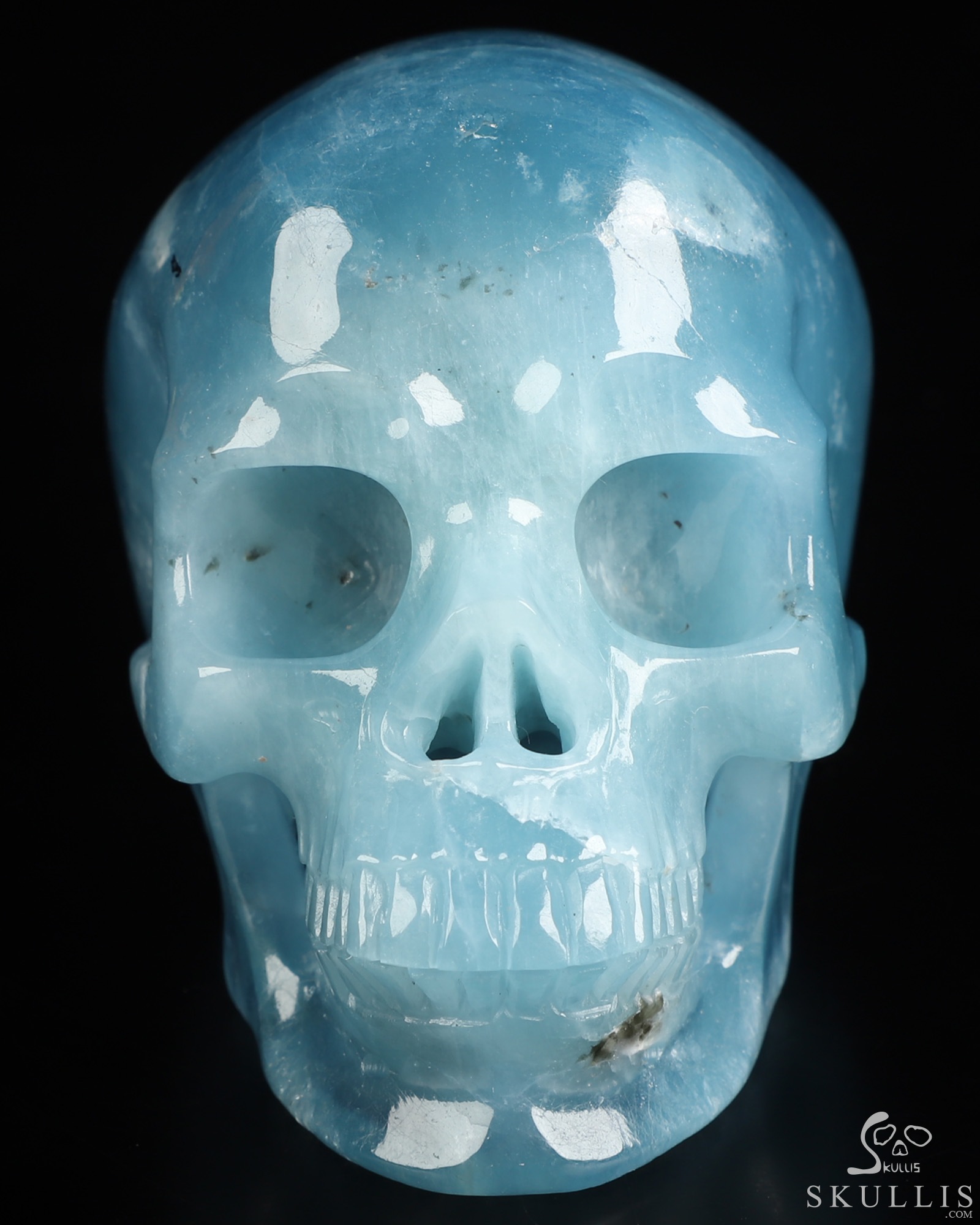 Oct 27, 2026 ACSAD (A Crystal Skull a Day) - The Shape of Silence - Gemstone 3.7" Aquamarine Hand Carved Crystal Skull, Super Realistic, Crystal Healing Oct 27, 2026 ACSAD (A Crystal Skull a Day) - The Shape of Silence - Gemstone 3.7" Aquamarine Hand Carved Crystal Skull, Super Realistic, Crystal Healing