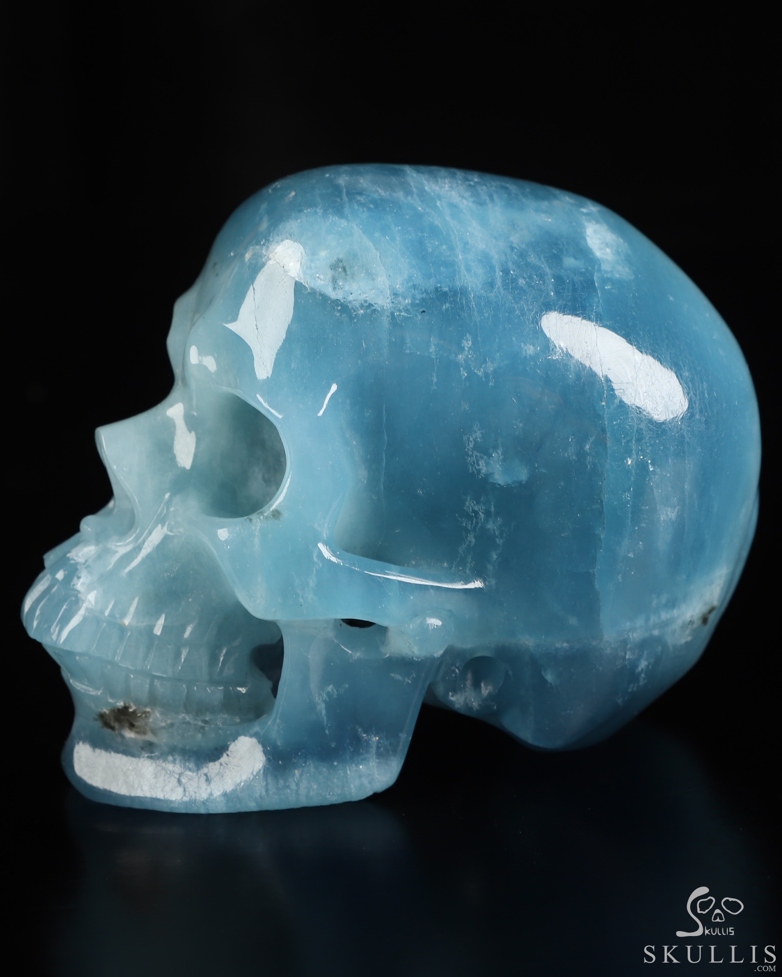 Oct 27, 2026 ACSAD (A Crystal Skull a Day) - The Shape of Silence - Gemstone 3.7" Aquamarine Hand Carved Crystal Skull, Super Realistic, Crystal Healing Oct 27, 2026 ACSAD (A Crystal Skull a Day) - The Shape of Silence - Gemstone 3.7" Aquamarine Hand Carved Crystal Skull, Super Realistic, Crystal Healing