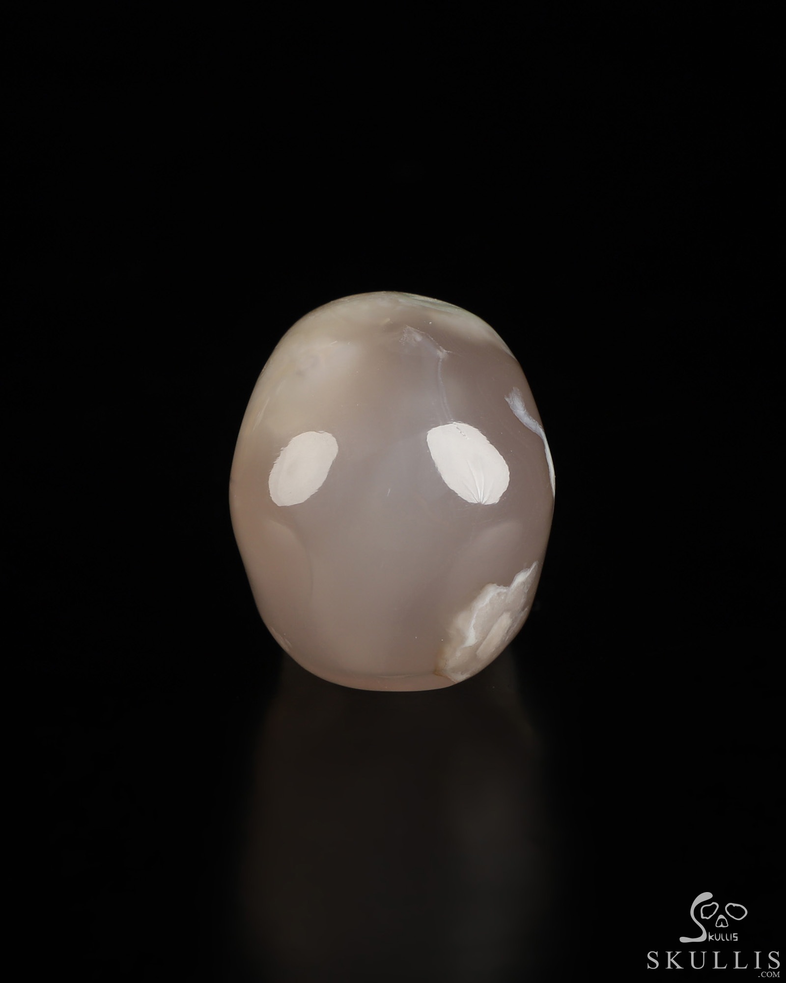 1.4" Sakura Agate Hand Carved Crystal Skull, Super Realistic, Crystal Healing 1.4" Sakura Agate Hand Carved Crystal Skull, Super Realistic, Crystal Healing