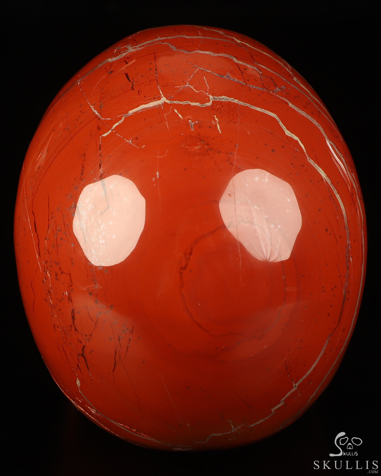 5.0" Red Jasper Hand Carved Crystal Skull, Realistic, Crystal Healing 5.0" Red Jasper Hand Carved Crystal Skull, Realistic, Crystal Healing