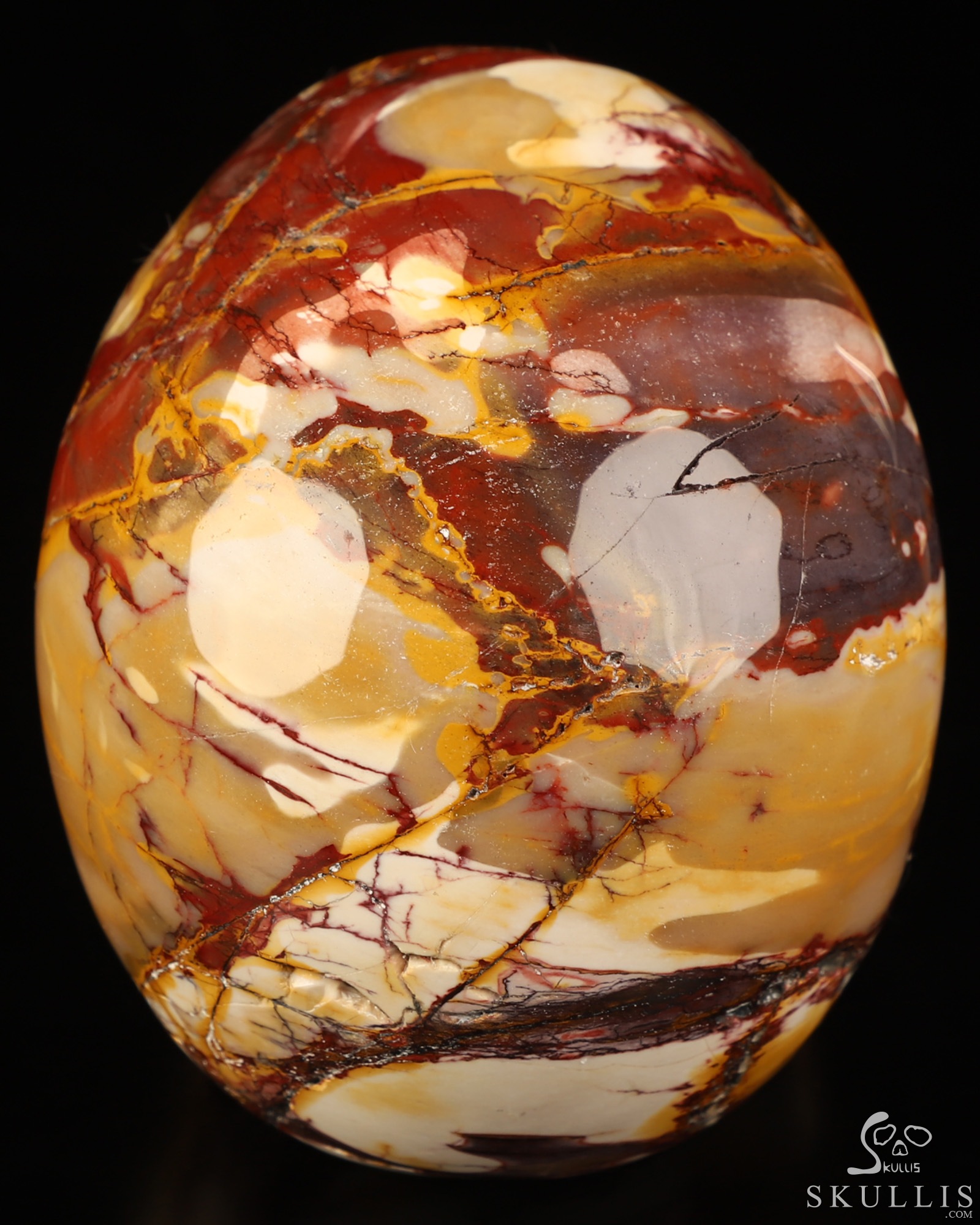 4.5" Mookaite Jasper Hand Carved Crystal Skull, Realistic, Crystal Healing 4.5" Mookaite Jasper Hand Carved Crystal Skull, Realistic, Crystal Healing