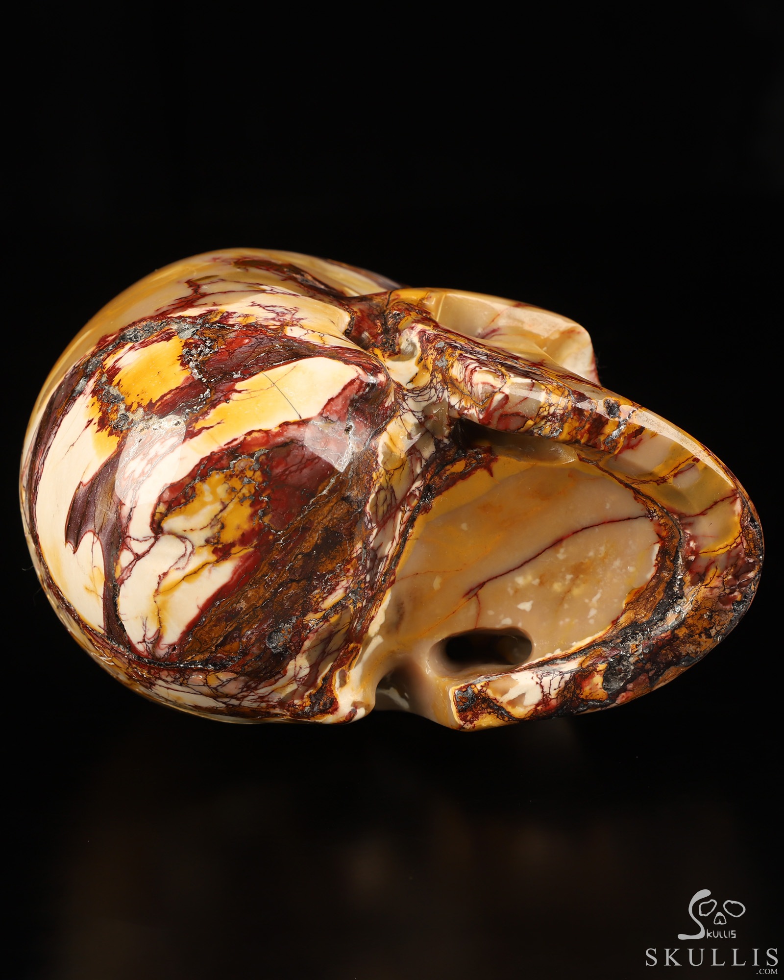 4.5" Mookaite Jasper Hand Carved Crystal Skull, Realistic, Crystal Healing 4.5" Mookaite Jasper Hand Carved Crystal Skull, Realistic, Crystal Healing