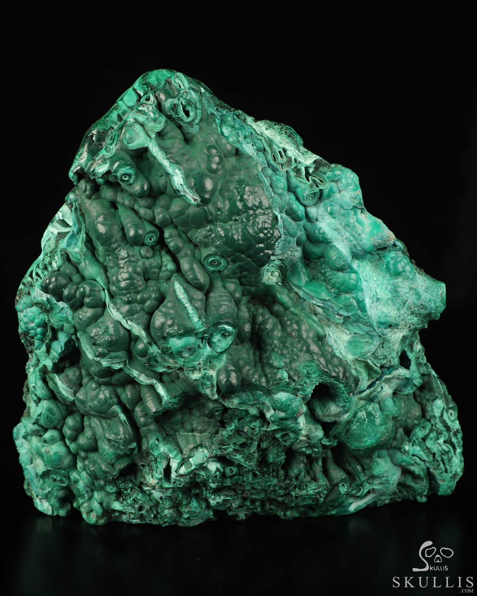 Gemstone 7.2" Malachite Hand Carved Pumpkin Crystal Skulls Fine Art Sculpture, Crystal Healing Gemstone 7.2" Malachite Hand Carved Pumpkin Crystal Skulls Fine Art Sculpture, Crystal Healing
