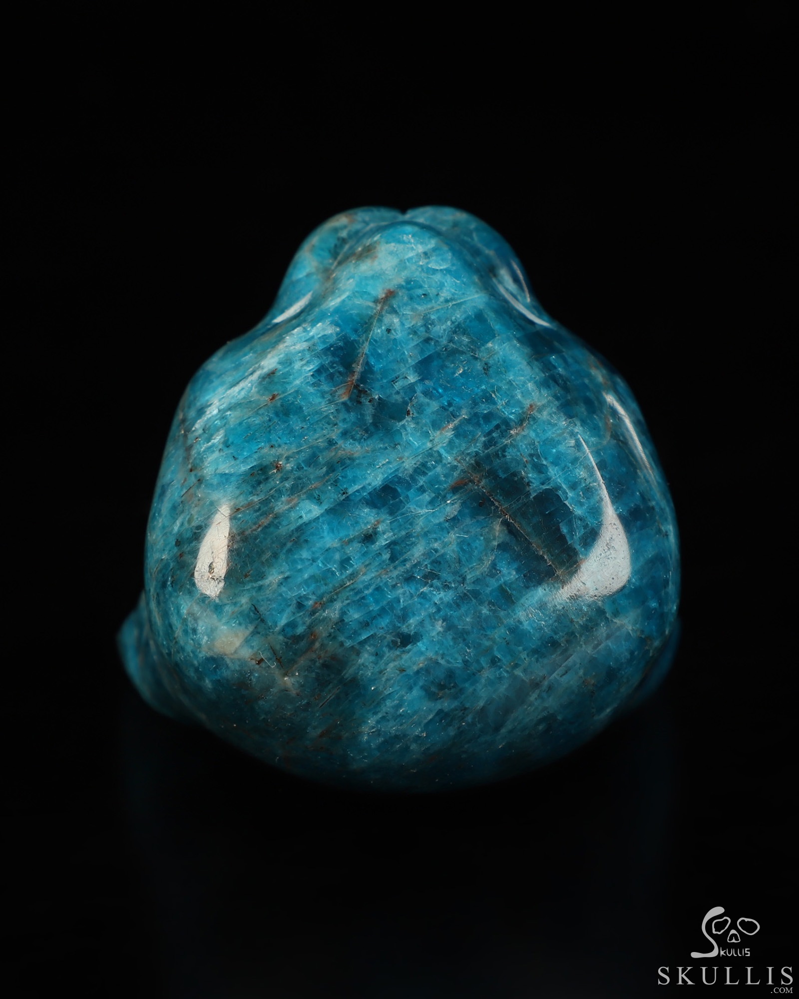 2.0" Blue Apatite Hand Carved Crystal Cat Fine Art Sculpture, Crystal Healing 2.0" Blue Apatite Hand Carved Crystal Cat Fine Art Sculpture, Crystal Healing
