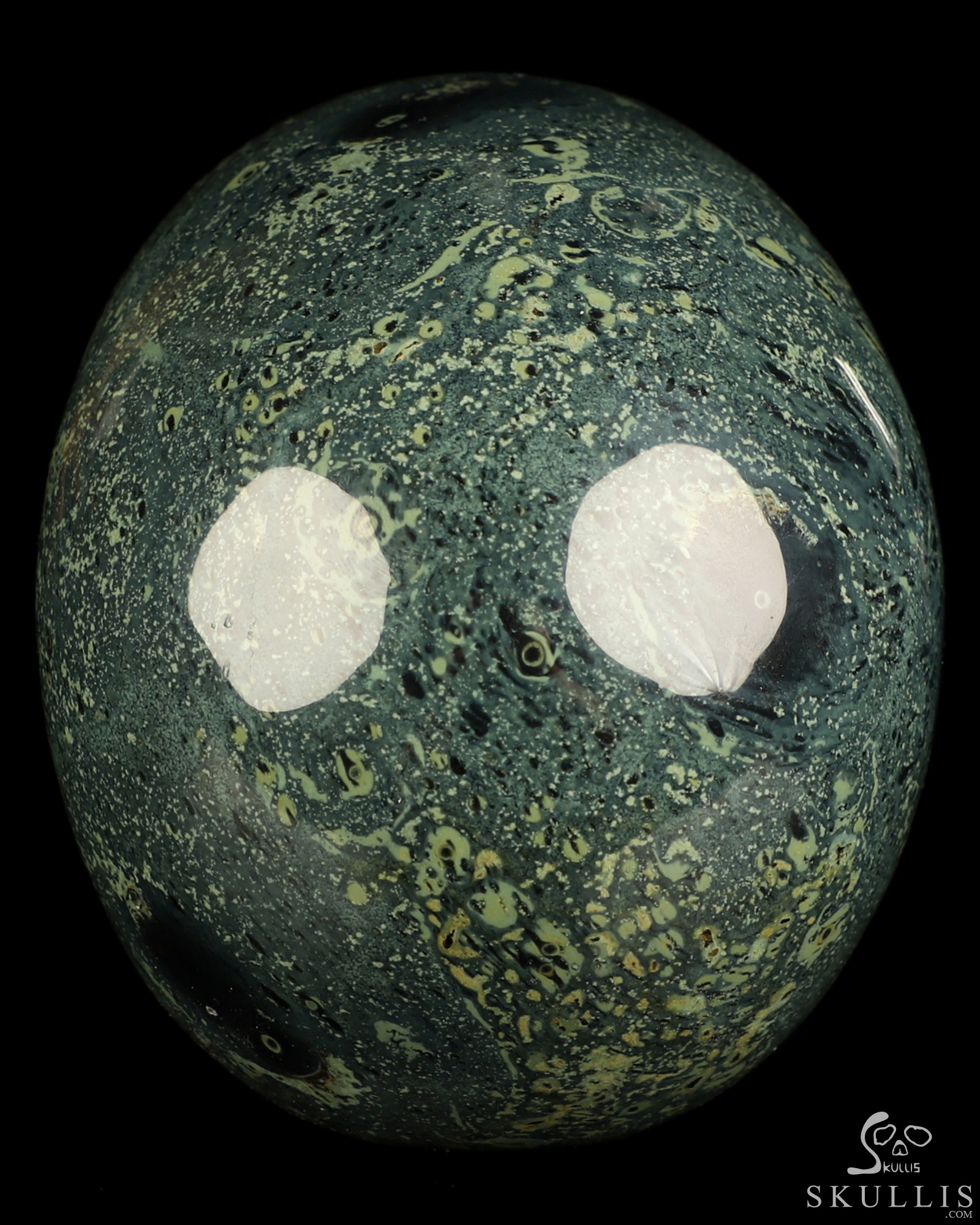 5.1" Kambaba Jasper Hand Carved Crystal Skull, Realistic, Crystal Healing 5.1" Kambaba Jasper Hand Carved Crystal Skull, Realistic, Crystal Healing