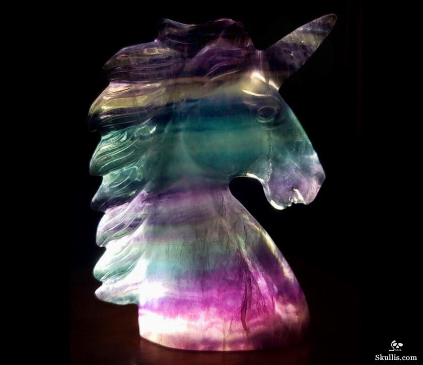 unicorn crystal figurines