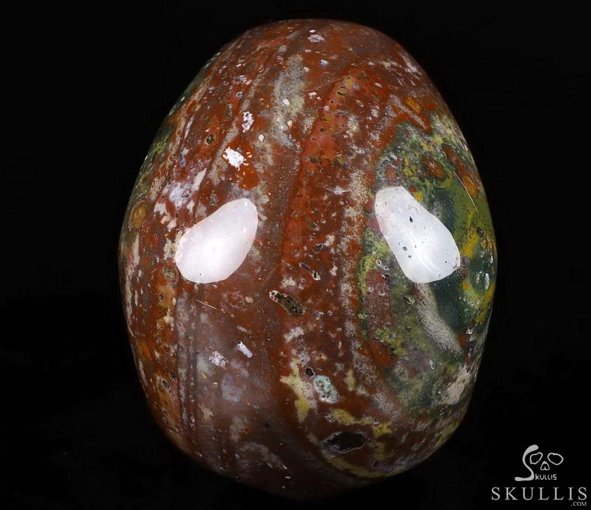 Gemstone 5.0" Indian Agate Carved Crystal Detachable Skull,, Super Realistic, Crystal Healing Gemstone 5.0" Indian Agate Carved Crystal Detachable Skull,, Super Realistic, Crystal Healing