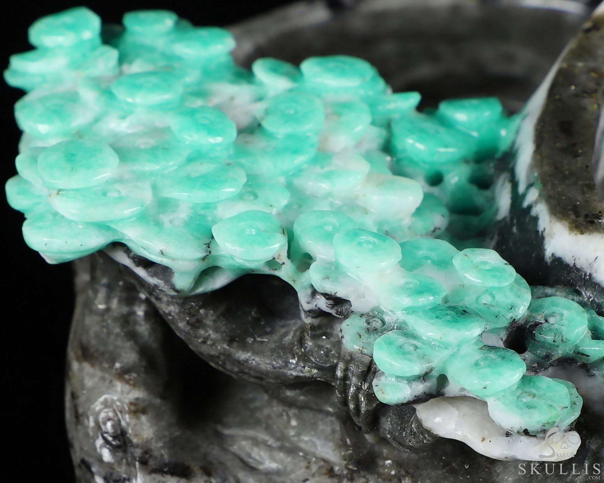 Gemstone 5.3" Emerald Carved Crystal Ashtray, Crystal Healing Gemstone 5.3" Emerald Carved Crystal Ashtray, Crystal Healing