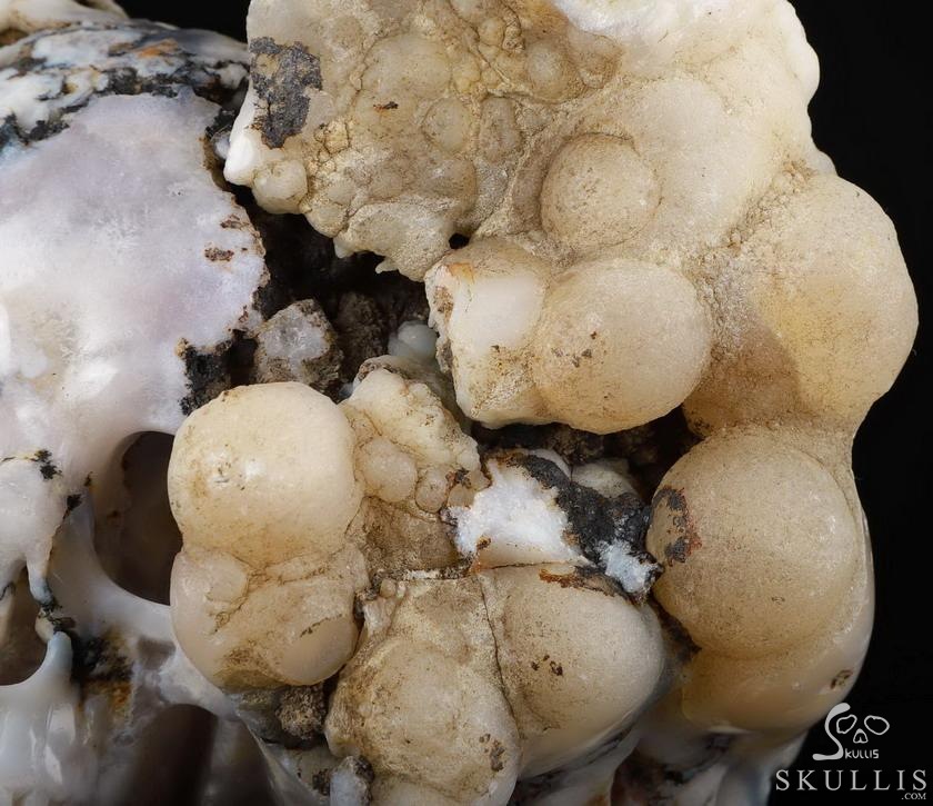 9.3" Sakura Agate Carved Crystal SkullS Crystal Healing 9.3" Sakura Agate Carved Crystal SkullS Crystal Healing