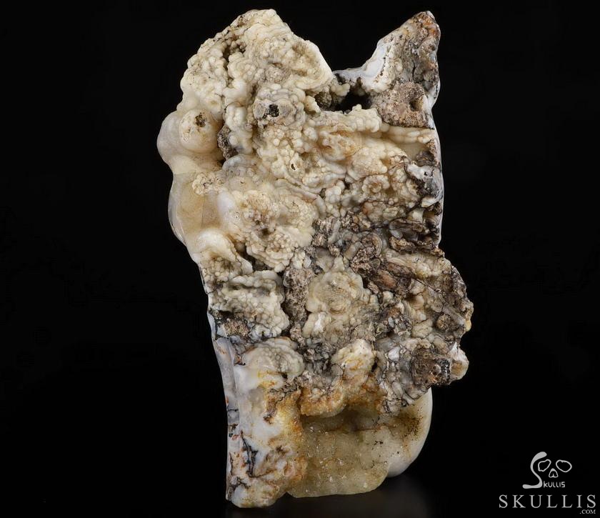 9.3" Sakura Agate Carved Crystal SkullS Crystal Healing 9.3" Sakura Agate Carved Crystal SkullS Crystal Healing