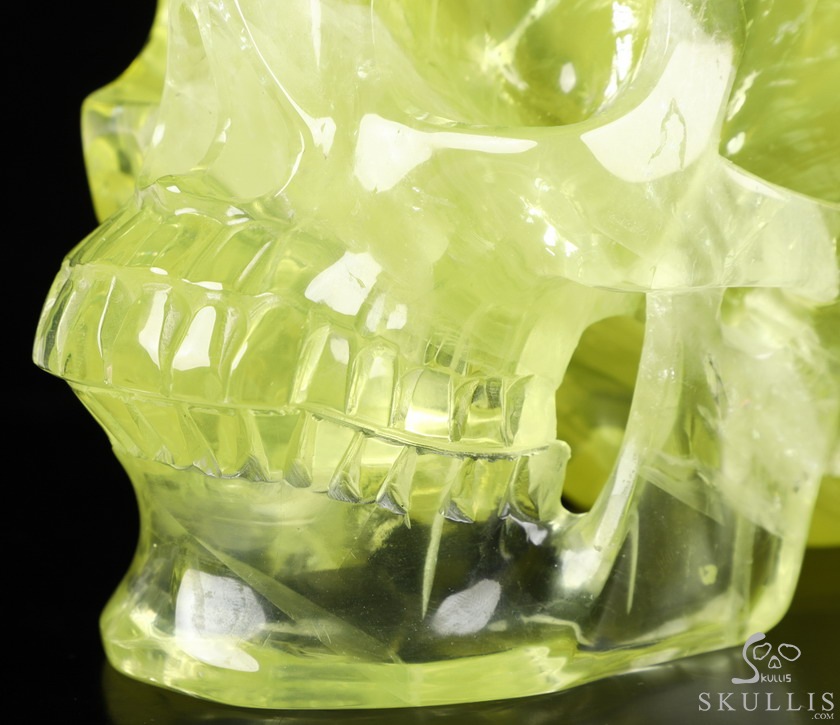 Gemstone Lifesized 6.4" Citrine Carved Crystal Skull,Super Realistic, Crystal Healing Gemstone Lifesized 6.4" Citrine Carved Crystal Skull,Super Realistic, Crystal Healing