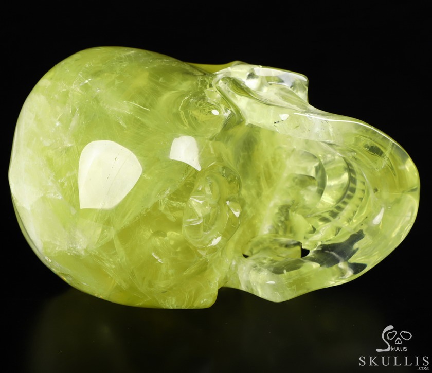 Gemstone Lifesized 6.4" Citrine Carved Crystal Skull,Super Realistic, Crystal Healing Gemstone Lifesized 6.4" Citrine Carved Crystal Skull,Super Realistic, Crystal Healing