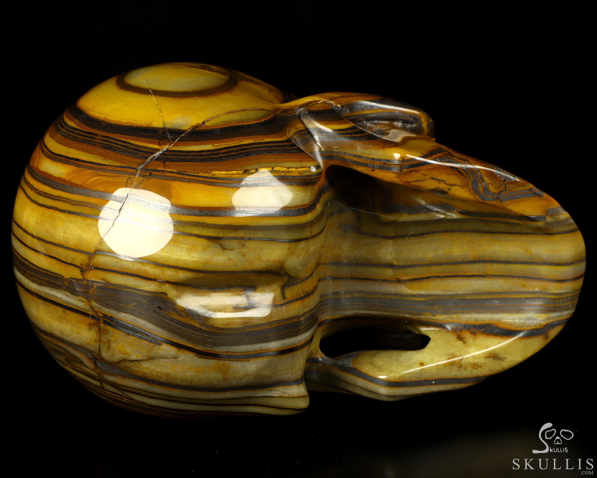 Huge 5.3" Colorful Tiger Iron Eye Carved Crystal Skull,Realistic, Crystal Healing Huge 5.3" Colorful Tiger Iron Eye Carved Crystal Skull,Realistic, Crystal Healing