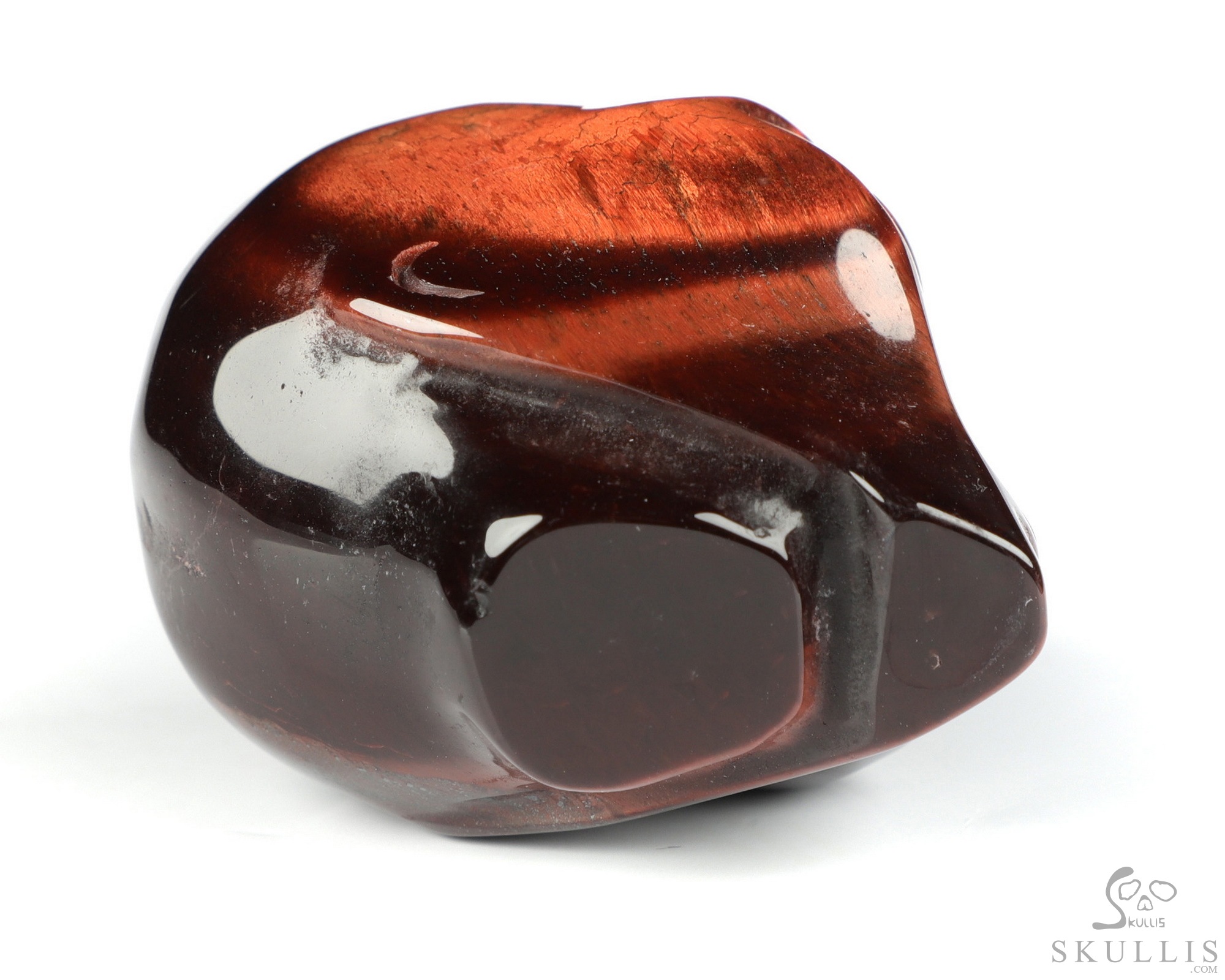 1.8" Red Tiger's Eye Crystal Skull Companion Star Being Female Alien Reiki Healing Stone Statue 1.8" Red Tiger's Eye Crystal Skull Companion Star Being Female Alien Reiki Healing Stone Statue