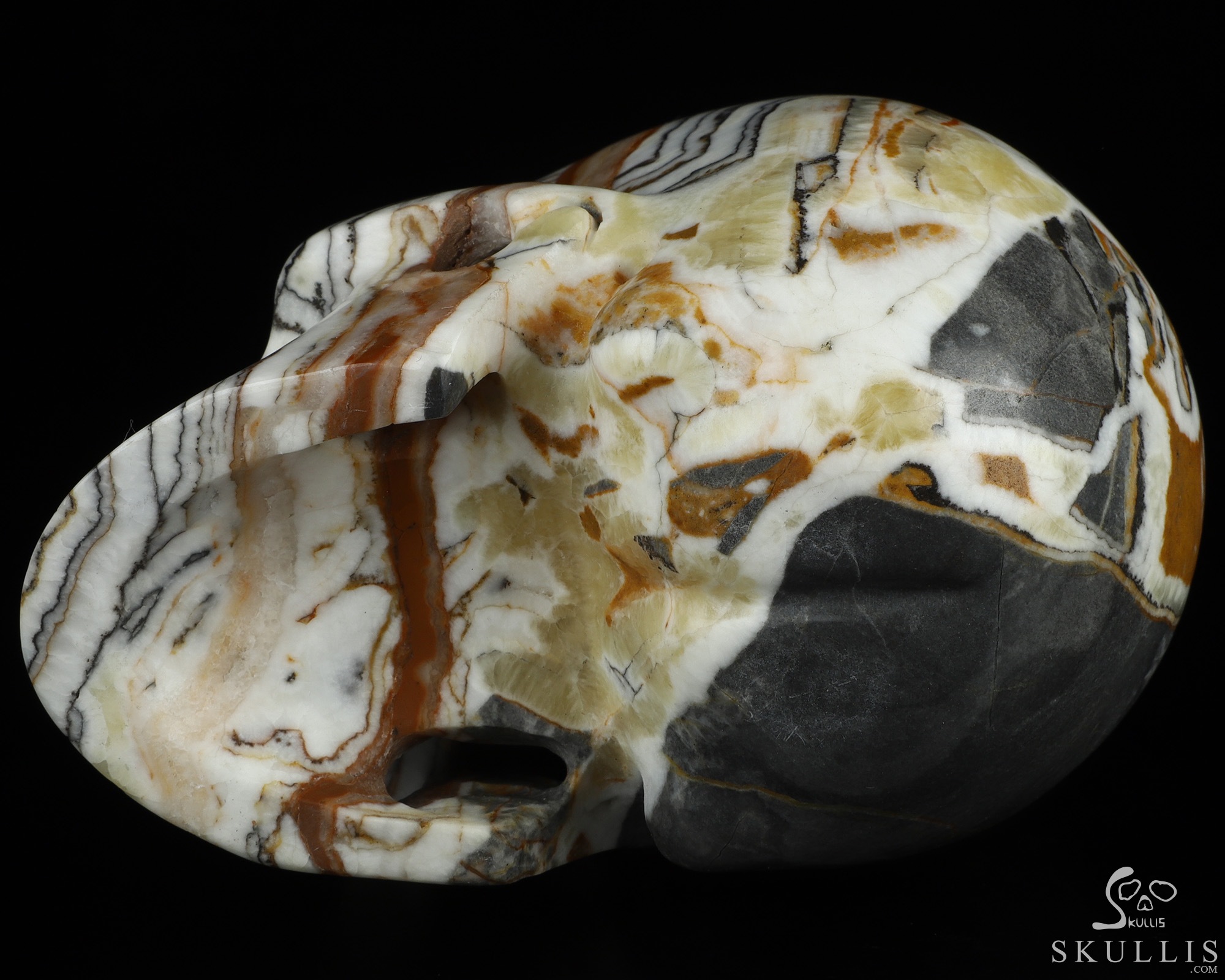 5.1" Eastern Stone Hand Carved Crystal Skull, Realistic, Crystal Healing 5.1" Eastern Stone Hand Carved Crystal Skull, Realistic, Crystal Healing