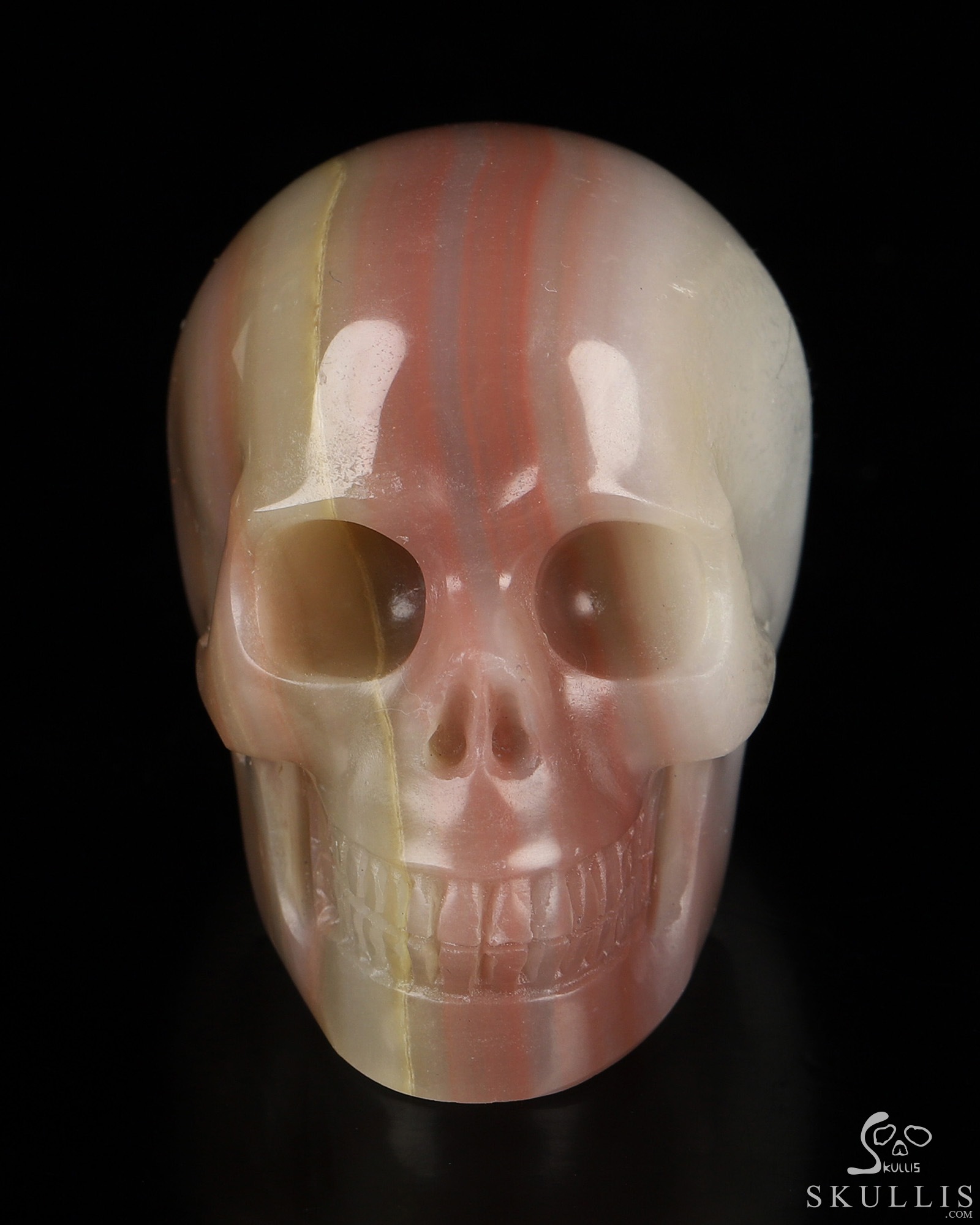 2.0" Afghanistan Jade Hand Carved Crystal Skull, Realistic, Crystal Healing 2.0" Afghanistan Jade Hand Carved Crystal Skull, Realistic, Crystal Healing