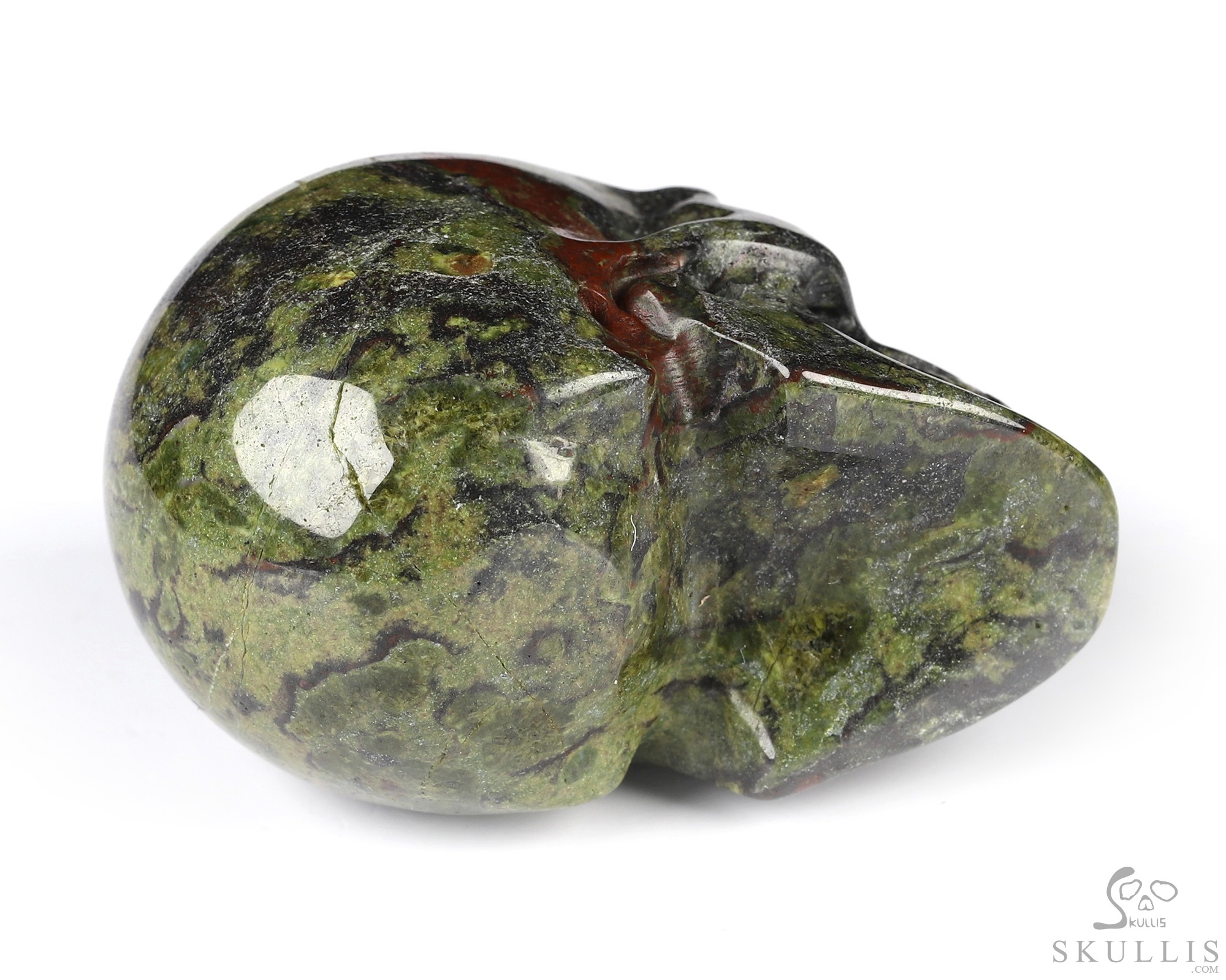 2.0" Dragon Blood Jasper Hand Carved Crystal Skull, Realistic, Crystal Healing 2.0" Dragon Blood Jasper Hand Carved Crystal Skull, Realistic, Crystal Healing