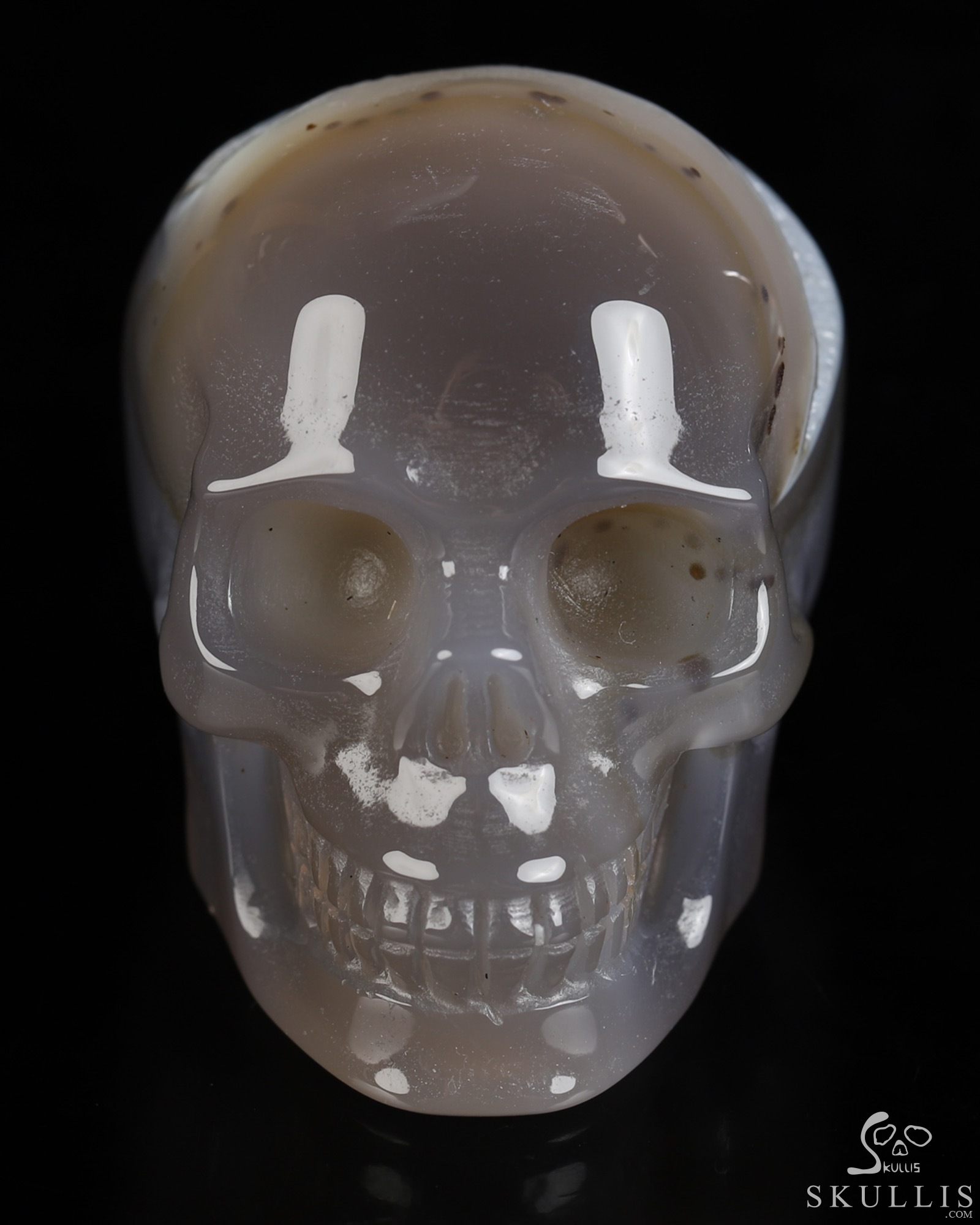 2.0" Premium Brazilian Agate Hand Carved Crystal Skull, Realistic, Crystal Healing 2.0" Premium Brazilian Agate Hand Carved Crystal Skull, Realistic, Crystal Healing