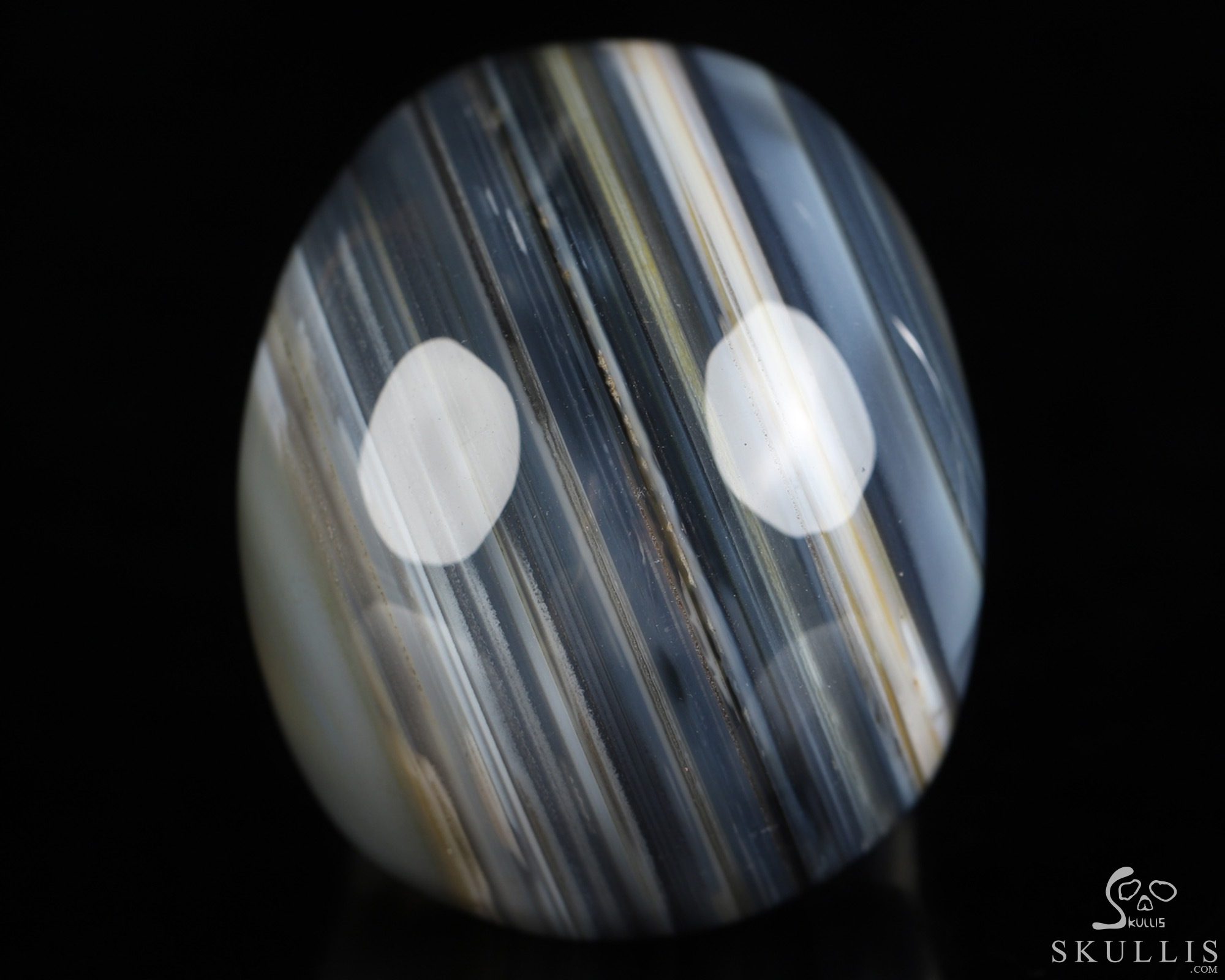 2.0" Premium Brazilian Agate Hand Carved Crystal Skull, Realistic, Crystal Healing 2.0" Premium Brazilian Agate Hand Carved Crystal Skull, Realistic, Crystal Healing