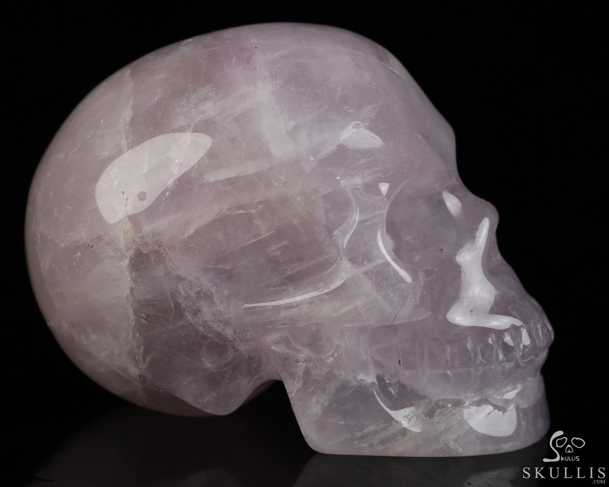 Gemstone 2.0" Amethyst Hand Carved Crystal Skull, Realistic, Crystal Healing Gemstone 2.0" Amethyst Hand Carved Crystal Skull, Realistic, Crystal Healing