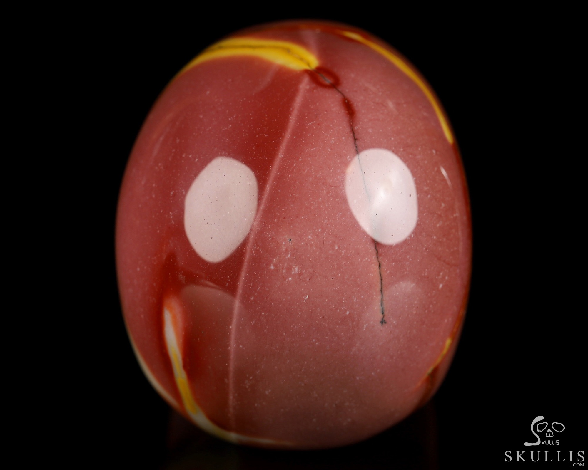 1.8" Mookaite Jasper Hand Carved Crystal Skull, Realistic, Crystal Healing 1.8" Mookaite Jasper Hand Carved Crystal Skull, Realistic, Crystal Healing